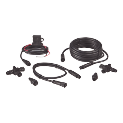 Kit de Conexión NMEA 2000 / Cables Extensión 0.61 m (2 ft) y 4.55 m (14.9 ft) / 2 Conectores T / 2 Terminadores / Cable Alimentación 0.6 m (2 ft) — SIMRAD · SKU 000-0124-69
