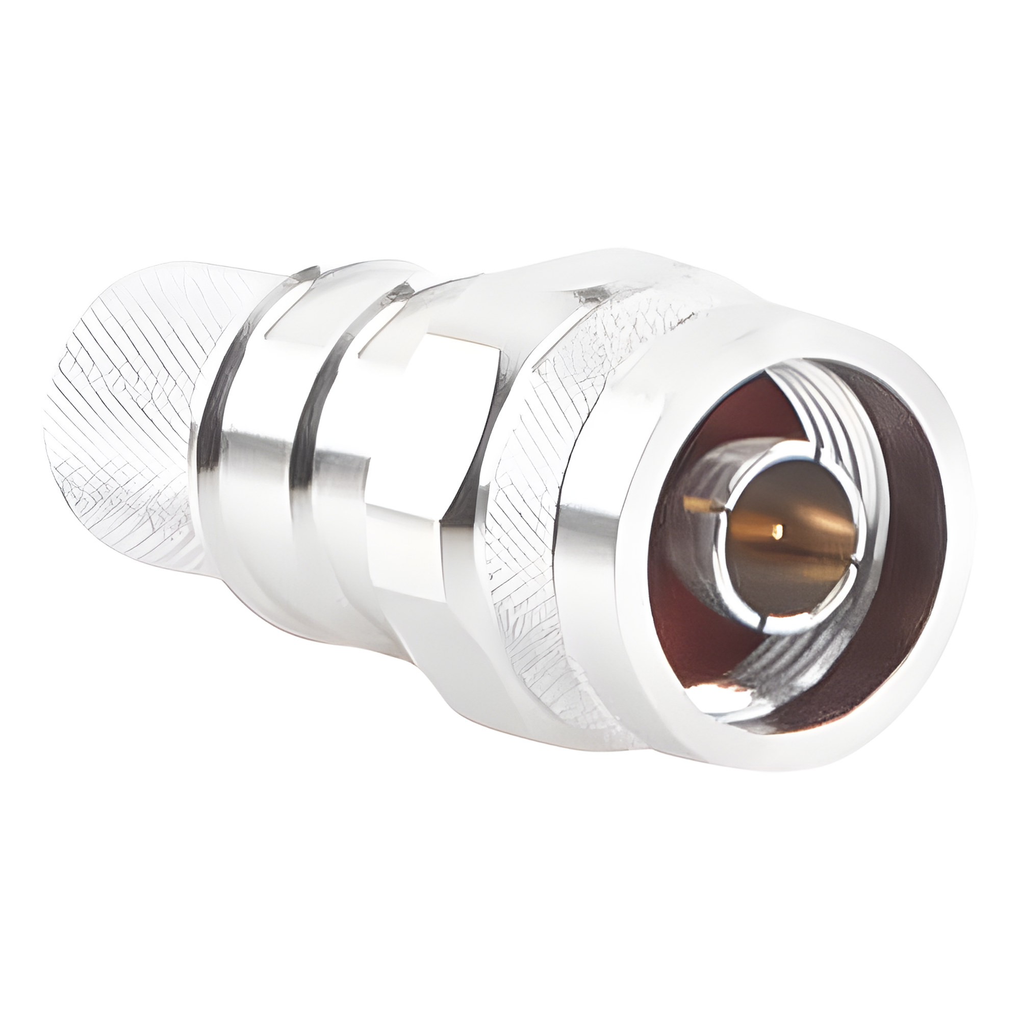 Conector Coaxial N Macho / Plegable / Pin Cautivo No Soldable / 50 Ohm / Para Cable LMR600, LP600