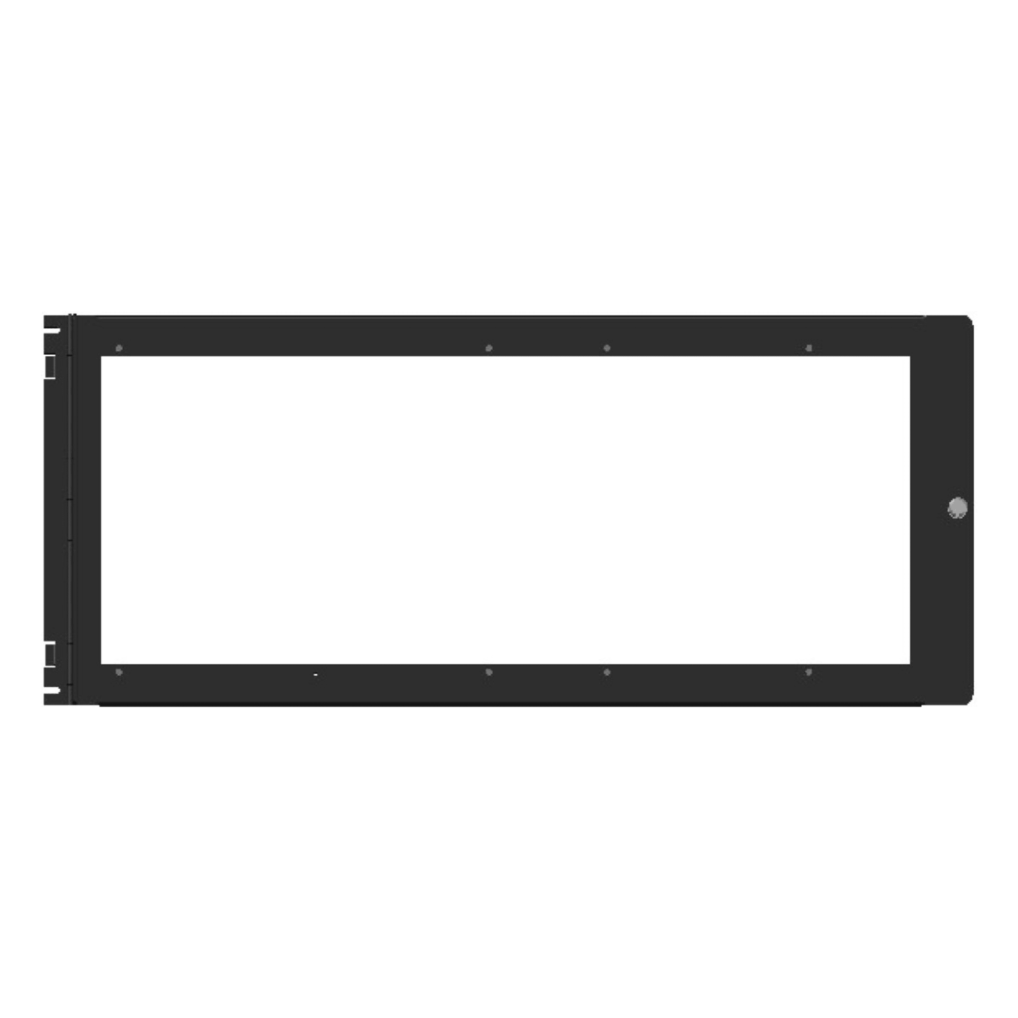 Panel de Revestimiento para Pantalla Táctil de 10 Pulgadas / 2 Anunciadores ACM-30 / Gabinetes Serie CAB-5 / Acero Calibre 16 — NOTIFIER · SKU DP-T2A