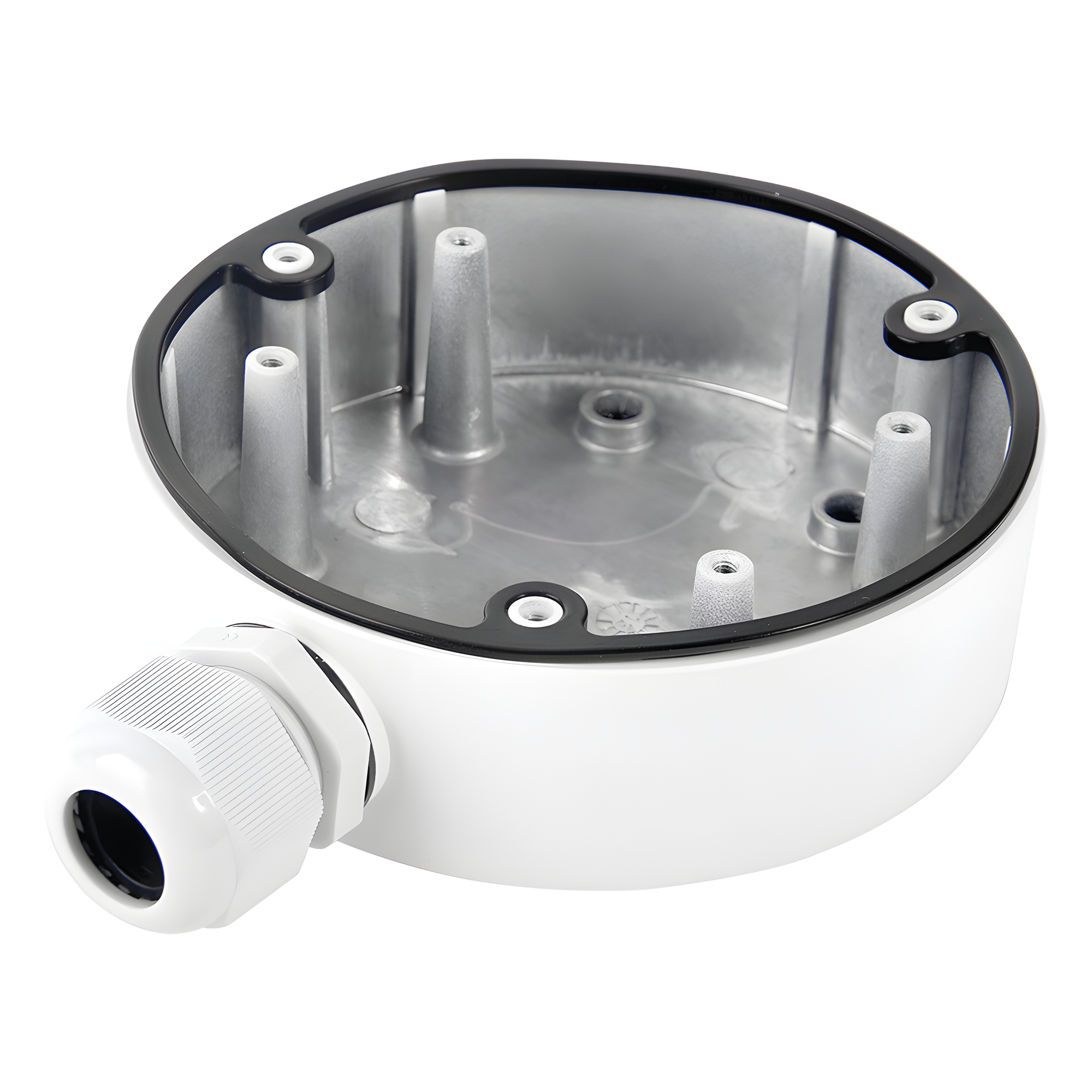 Caja de Conexiones para Cámara Domo / IP66 / Ø137 x 42 mm / 250 g / Exterior — HIKVISION · SKU DS-1280ZJ-DM21