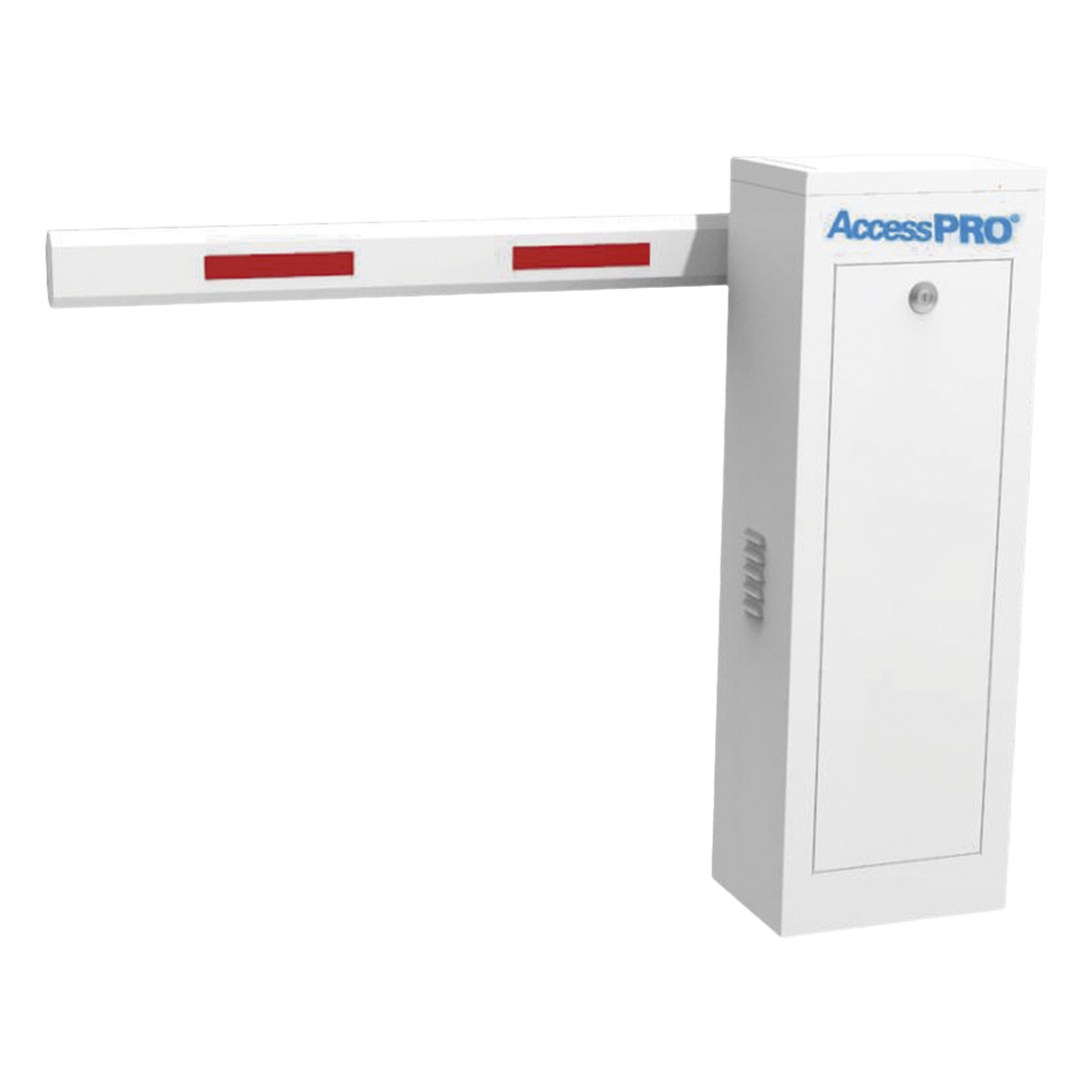 Barrera Vehicular Izquierda / Brazo Telescópico 6 m (19.7 ft) / Tiempo de Apertura 6 s / 2400 Ciclos Diarios / Torque 150 Nm / Operación -20 a 50°C — ACCESSPRO · SKU KT-XBS-6ML