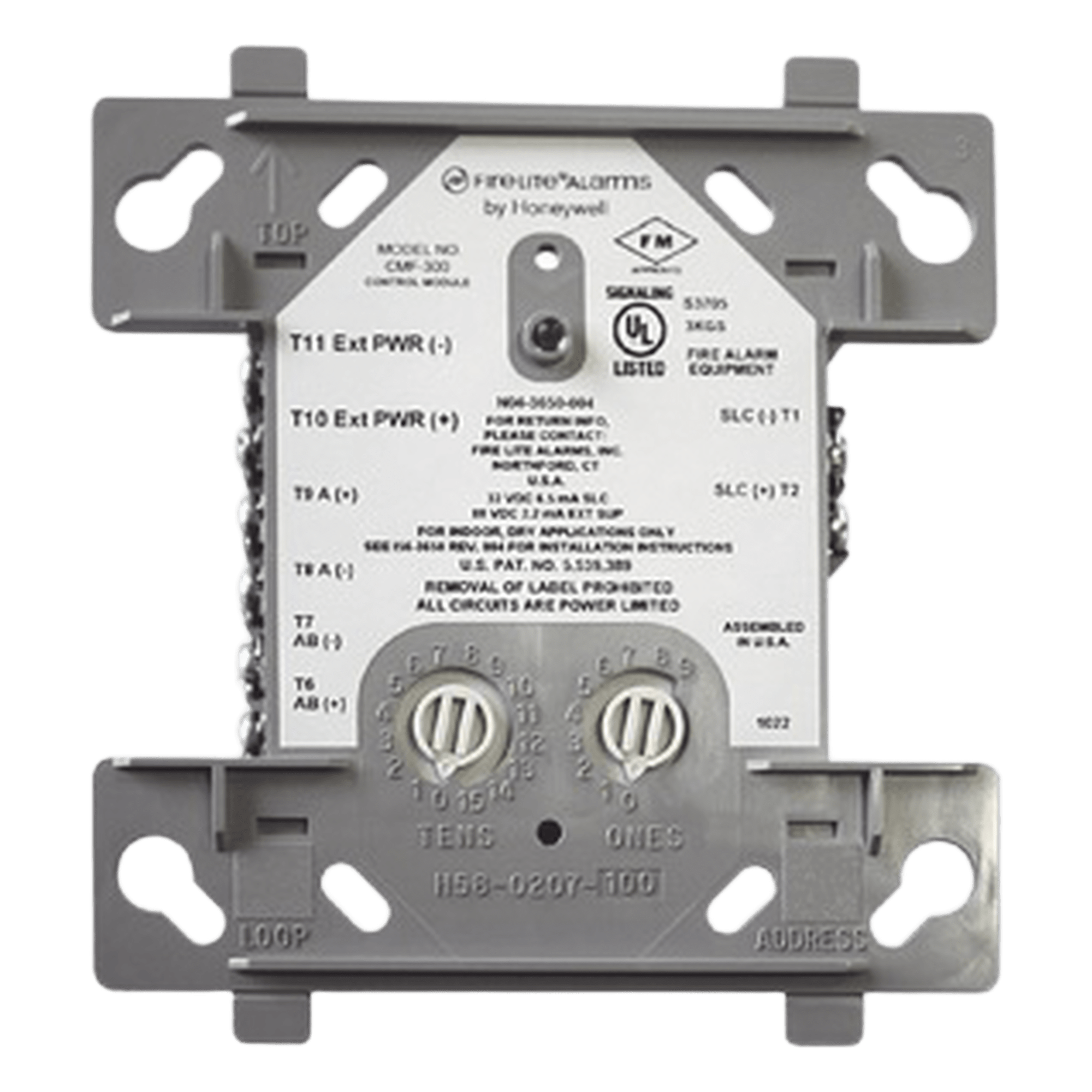 Módulo de Control NAC Direccionable / Circuito Clase A o B / 24 Vcc / 3 A / Lazo SLC 2 Hilos — FIRE-LITE · SKU CMF-300