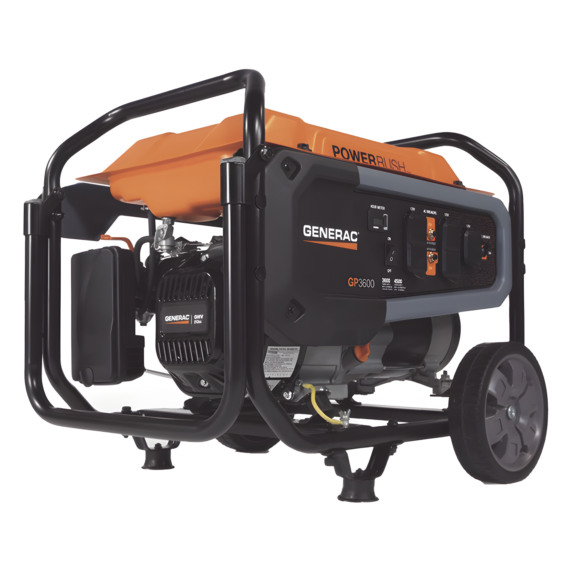 Generador Portátil a Gasolina, 3.6 kW, 120Vca, Arranque Manual