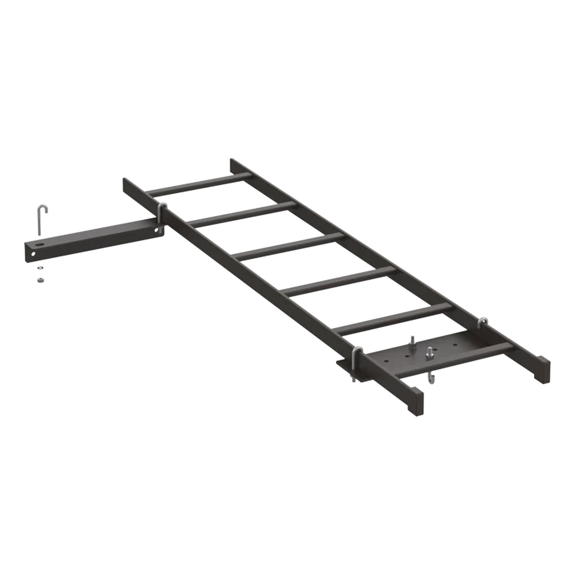 Kit de Conexión de Rack a Pared / Escalerilla 1.37 m (4.5 ft) x 305 mm (12 in) / Acero Calibre 16 / Acabado Electrostático Negro RAL 9005 — HOFFMAN · SKU E45RUBKIT