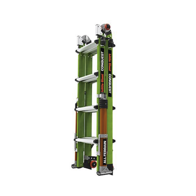 Escalera Multi-Posiciones de 6.7 m (22') para Suelos Inclinados o con Desniveles. 