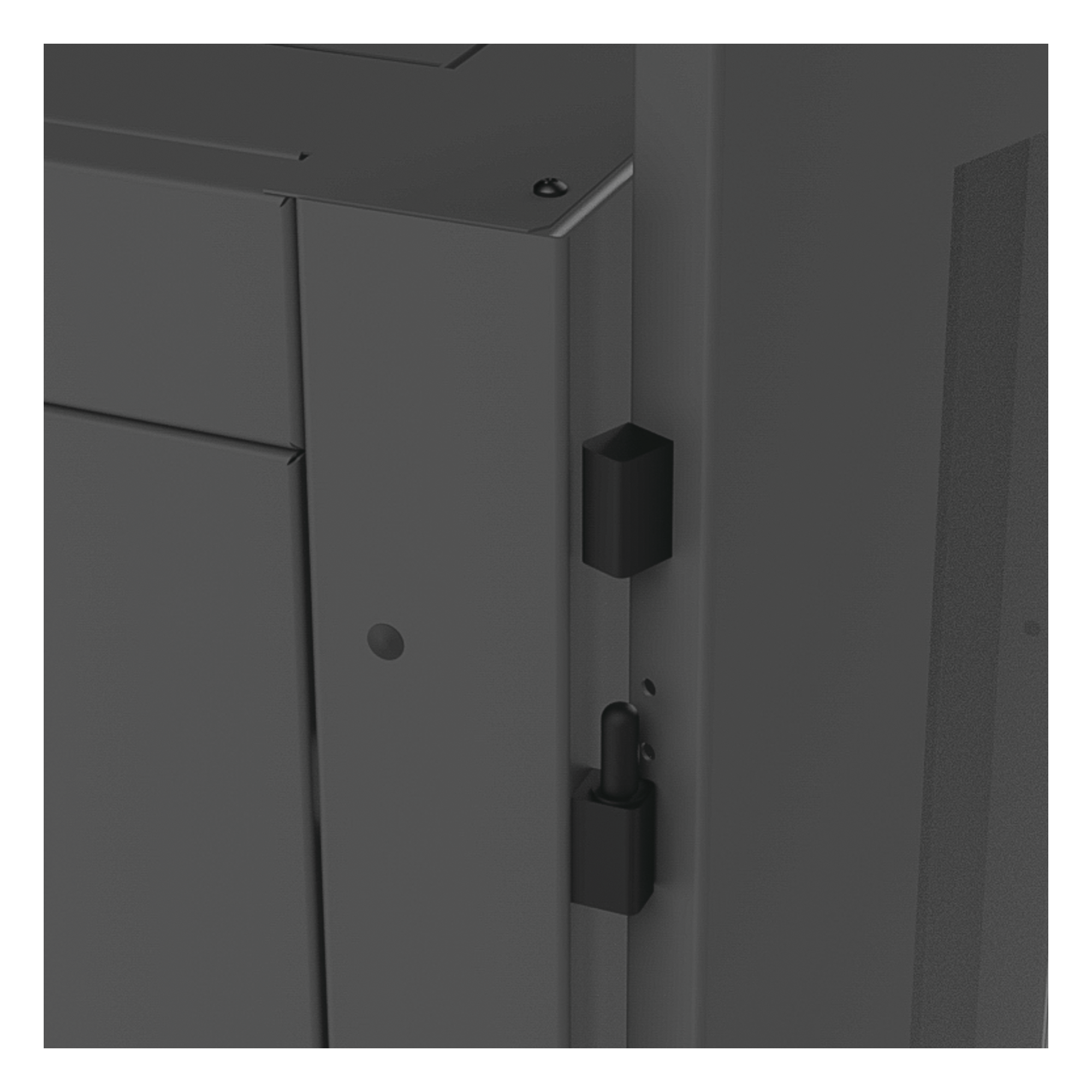 Gabinete de Piso 19in / 24UR / 600 mm Profundidad / Carga 532 kg / Puerta con Cristal Templado / Cierre 3 Puntos