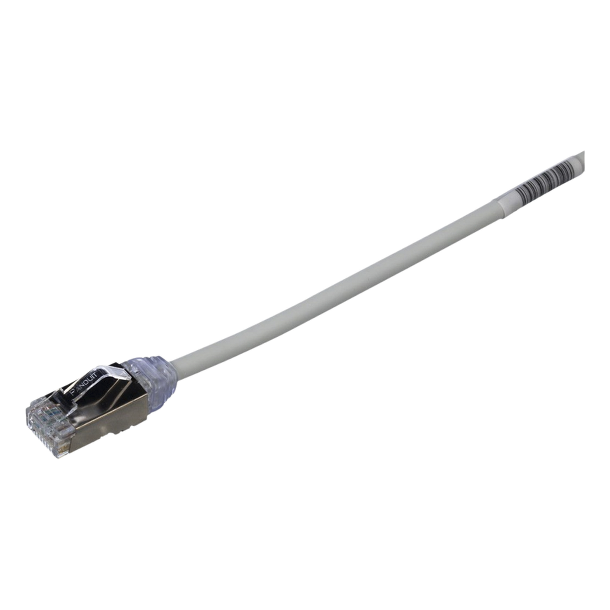Patch Cord Cat6A / 28 AWG Diámetro Reducido / S/FTP Blindado / CM/LS0H / 3 m (9.84 ft) / Gris — PANDUIT · SKU STP28X3MIG