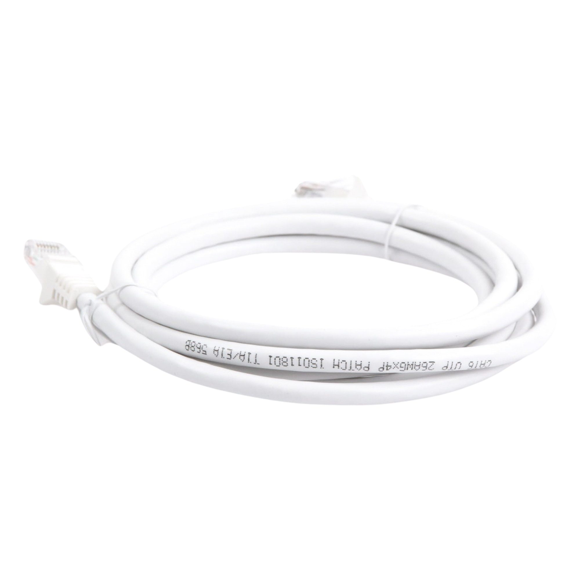 Cable de Parcheo UTP Cat6 - 2 Metros (6.56 Pies) - Blanco