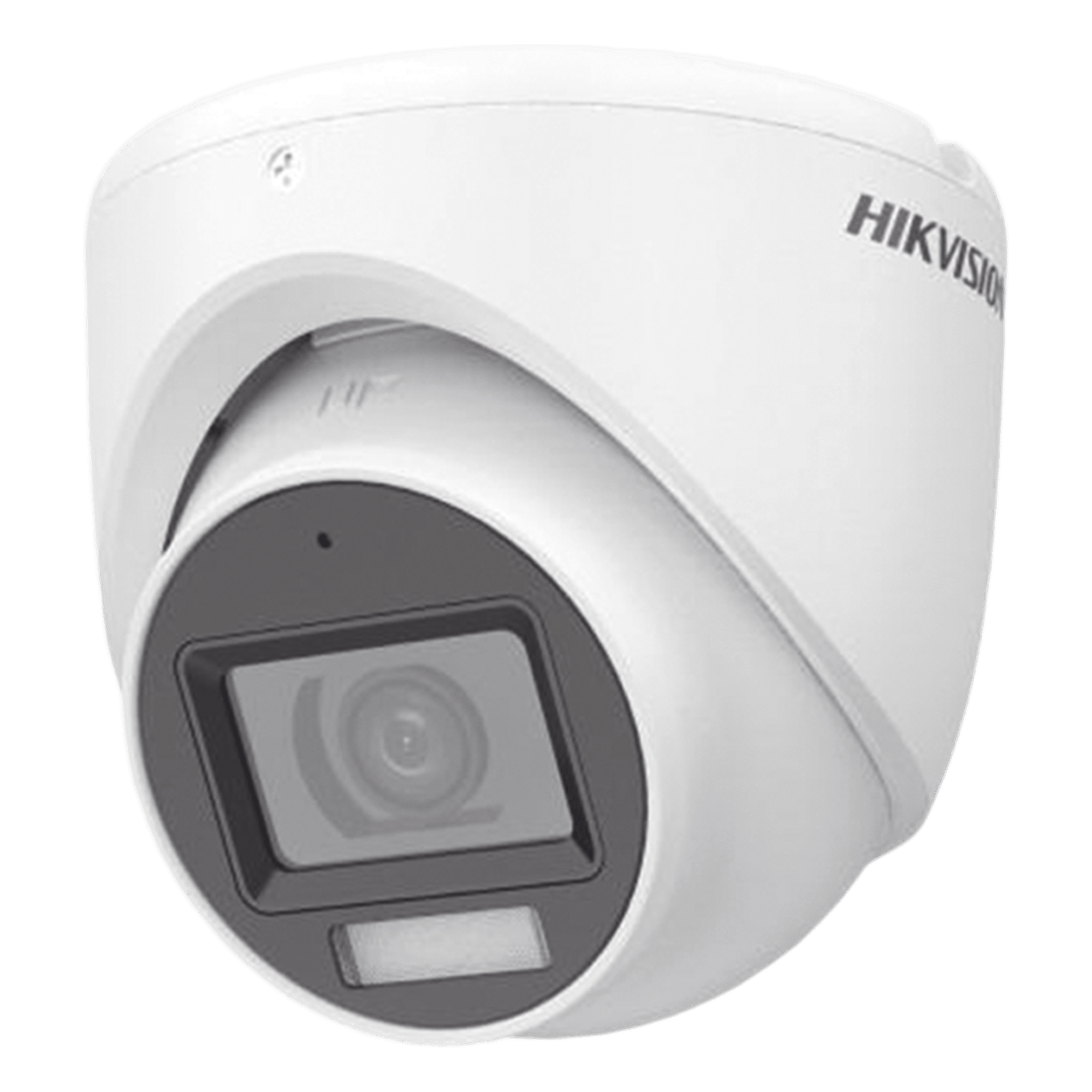 Cámara Turret TURBOHD / 2 Megapixel / Dual Light IR 30 m (98.4 ft) + Luz Blanca 20 m (65.6 ft) / Gran Angular 101° / Micrófono Integrado / IP67 / Metal — HIKVISION · SKU DS-2CE76D0T-LMFS