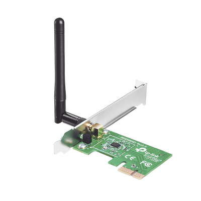 Adaptador Inalámbrico PCI Express / Velocidad inalámbrica de hasta 150 Mbps / Cifrado WPA/WPA2 / Compatible con windows y Linux 