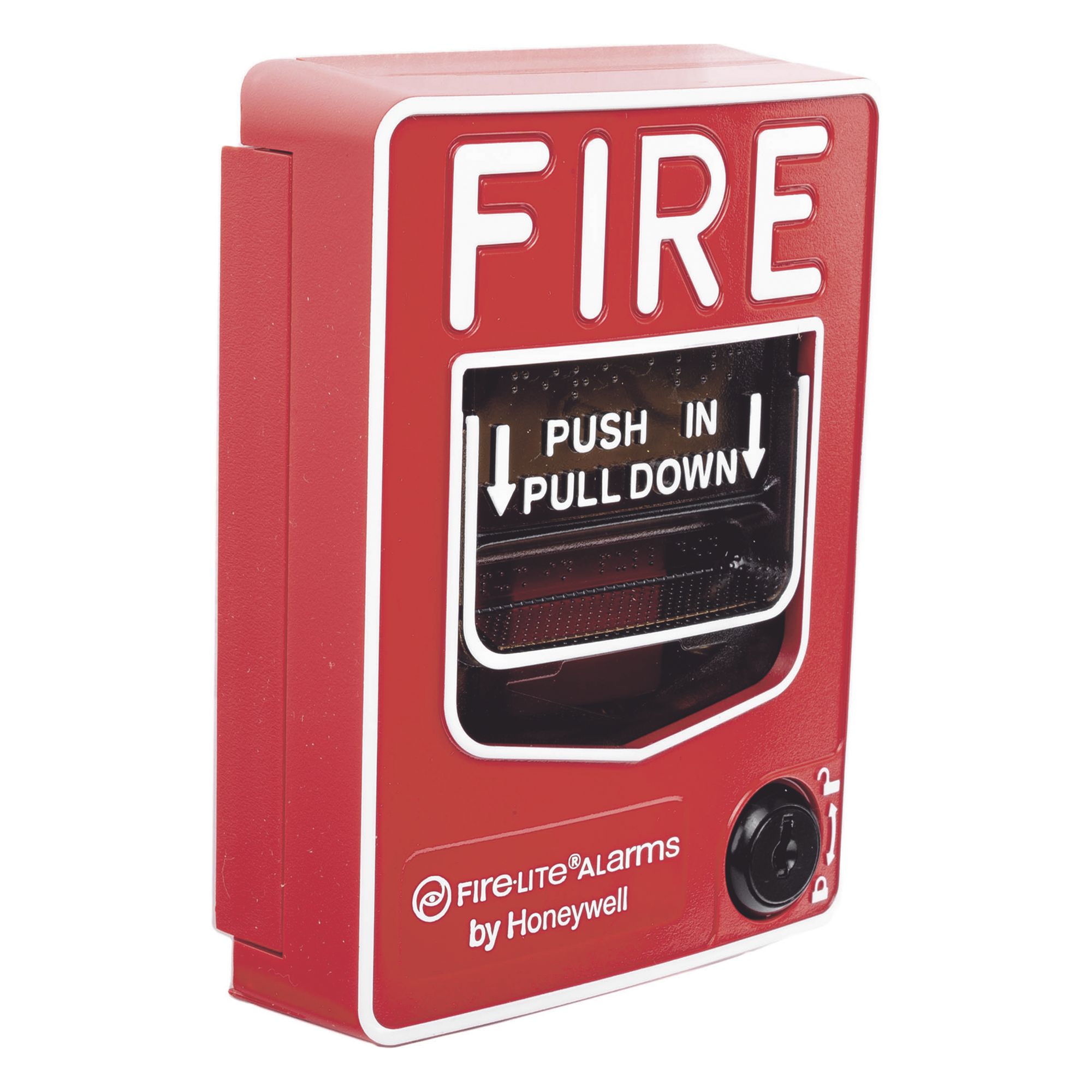 Estación Manual de Alarma Direccionable / Doble Acción / Montaje Semiencastrado o Superficial / 24 VCC / 139 x 104 x 35 mm