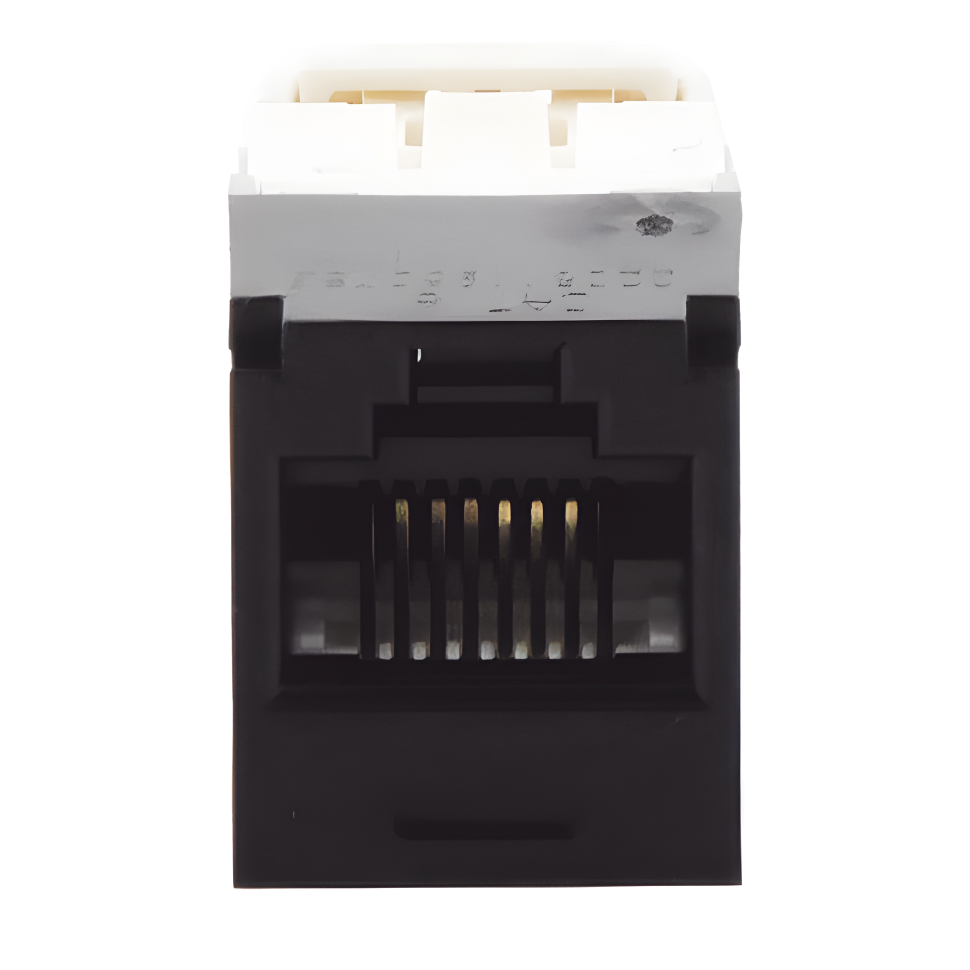 Conector Jack RJ45 Estilo TG, Mini-Com, Categoría 6, de 8 Posiciones y 8 Cables, Color Negro