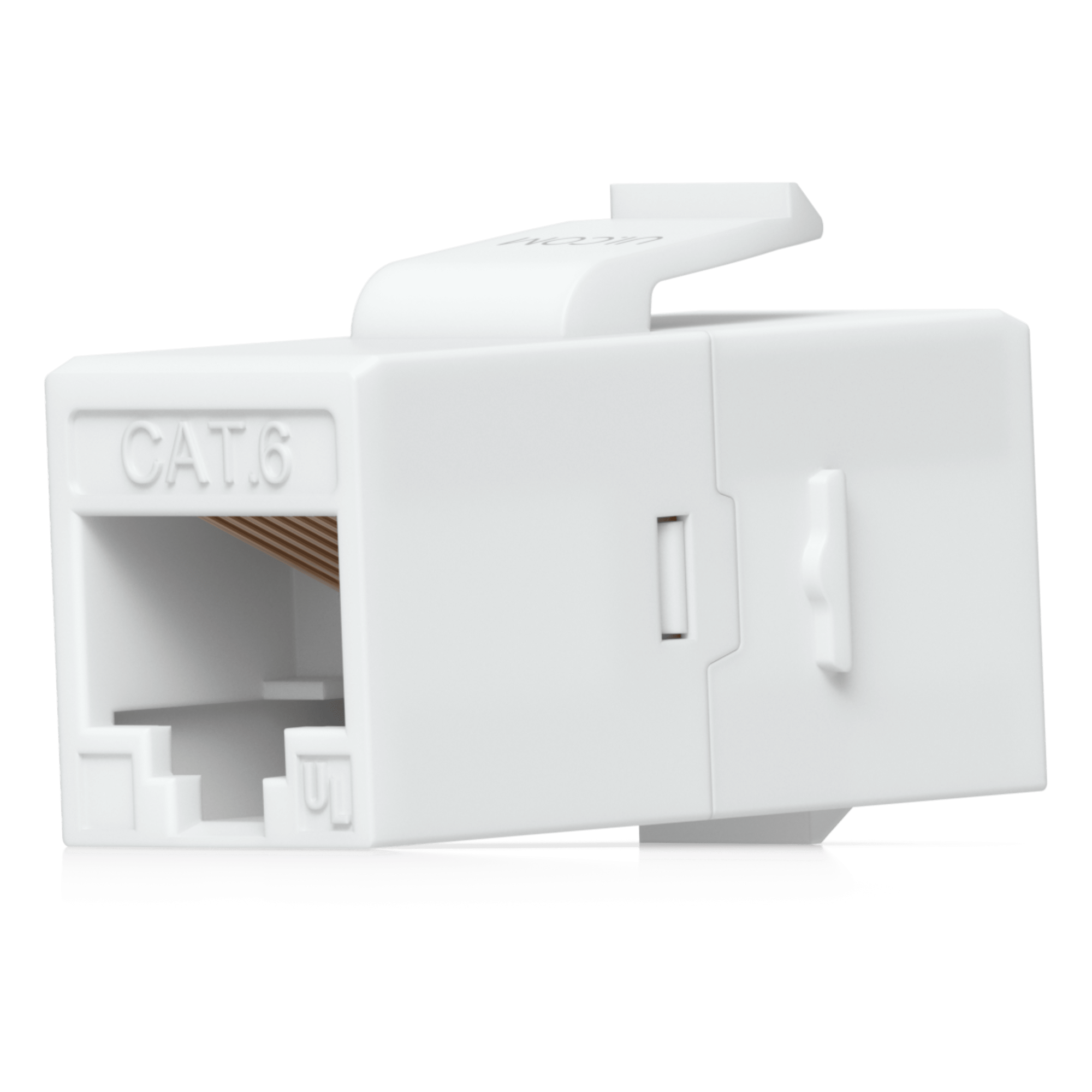 Acoplador Keystone / Cat6 Pass-Through / 10 Gbps / PoE / Snap-In / Paquete 12 Unidades