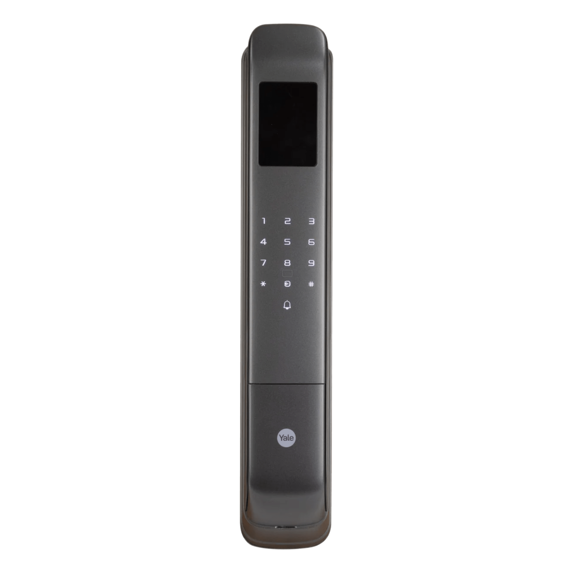 Cerradura Digital / Reconocimiento Facial 3D / Sensor de Huella con IA / 100 Huellas / 100 Tarjetas MIFARE / IP54 / Aleación de Aluminio — YALE-ASSA ABLOY · SKU MX83424