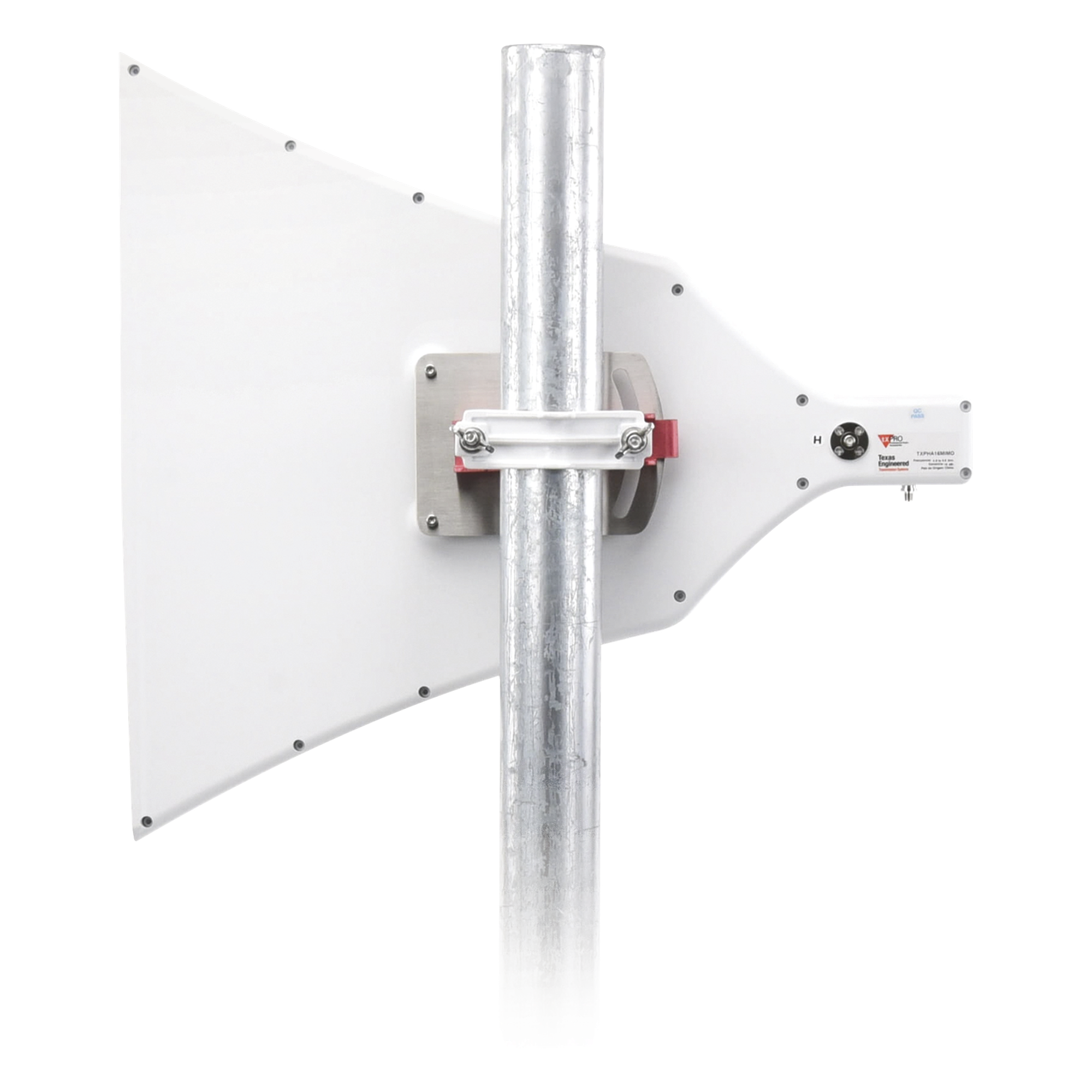 Antena Horn Sectorial / 16.5 dBi / 90° HPBW / 4.9-6.5 GHz / Doble Polarización V/H / Conector SMA-Hembra / IP Resistente