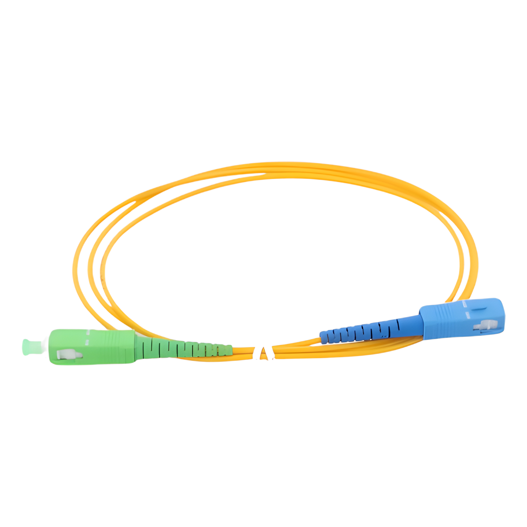 Jumper de Fibra Óptica / Monomodo OS2 / SC/APC-SC/UPC / Simplex / 1 Metro (3.28 Pies) / 2mm — LINKEDPRO BY EPCOM · SKU LPSM2SCASCUS1