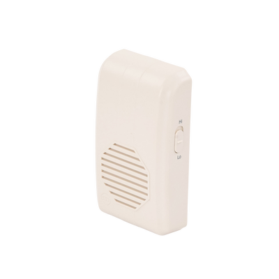 Timbre Inalámbrico Para Puerta Con 10 Tonos, Hasta 150m Linea de Vista, Con Receptor Inalámbrico Incluido, 110Vca 