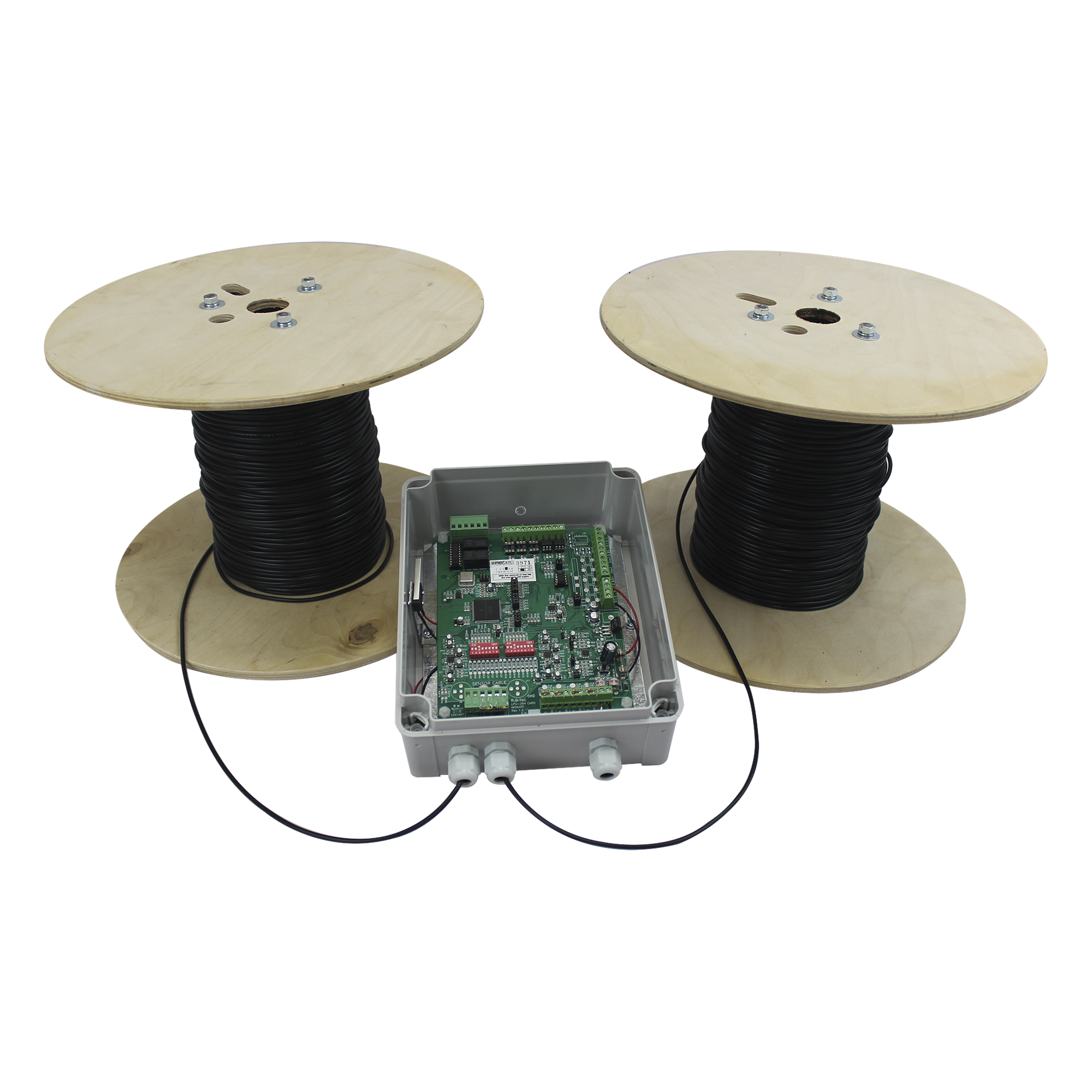 MICALERT Cable Sensor para Paredes, Rejas Rigidas o barandales / 2 zonas de 305 metros / 610 Metros de Protección Total — RBTEC · SKU MIC-2Z-1000