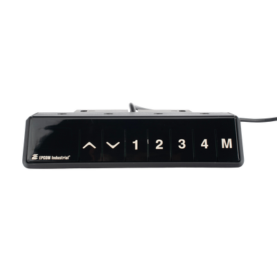 Control para Escritorio de Altura Ajustable / Memoria 4 Posiciones / Elevación 38 mm/s / Rango 600 a 1250 mm (2 a 4.1 ft) / Sensor Anticolisión / Certificaciones CE, UL, cUL, SAA, BIFMA