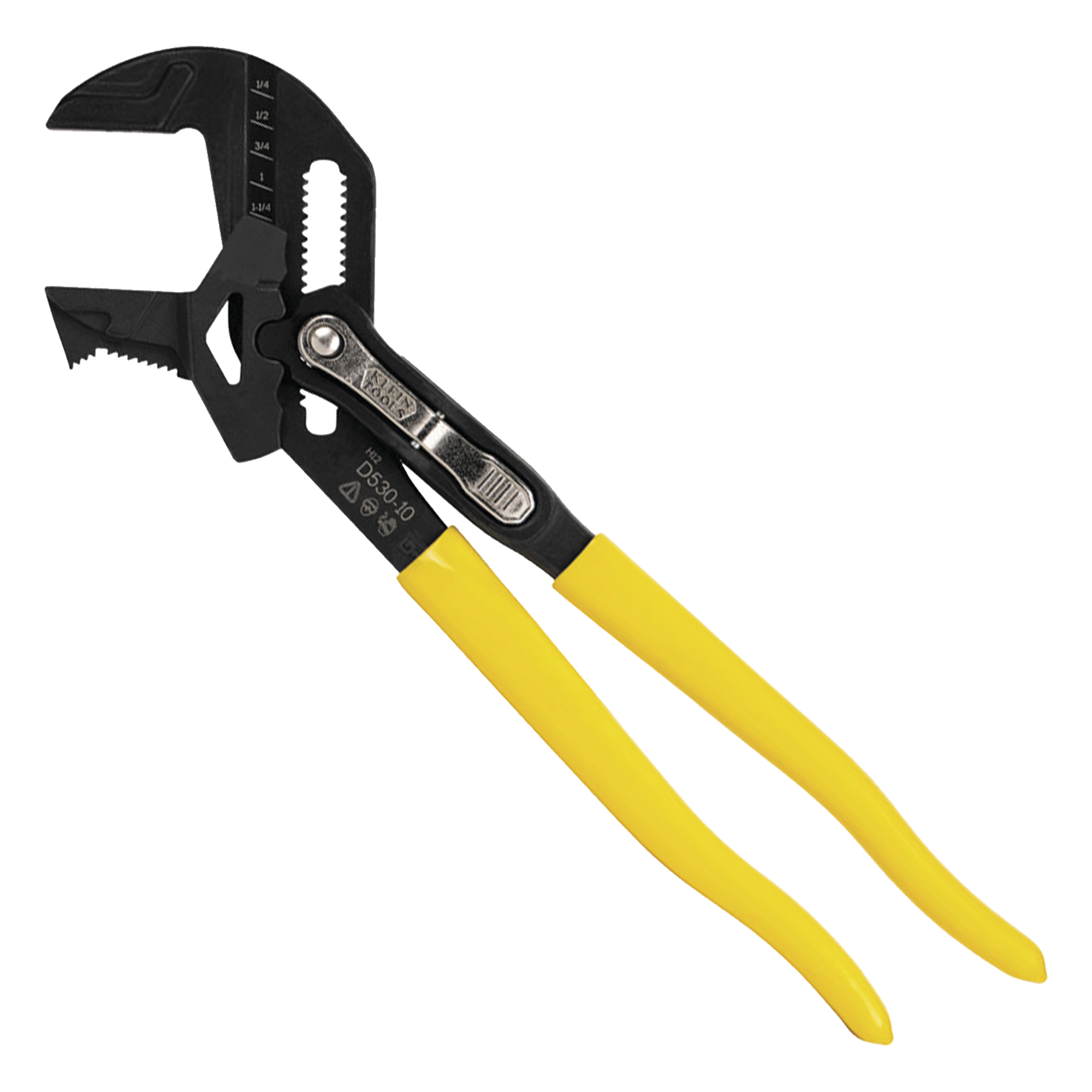 Llave de Pinzas Inglesa-Perico / 10" (25.4 cm) / Apertura Máxima 2" (5.1 cm) / 20 Posiciones Ajustables / Acero para Herramientas — KLEIN TOOLS · SKU D53010