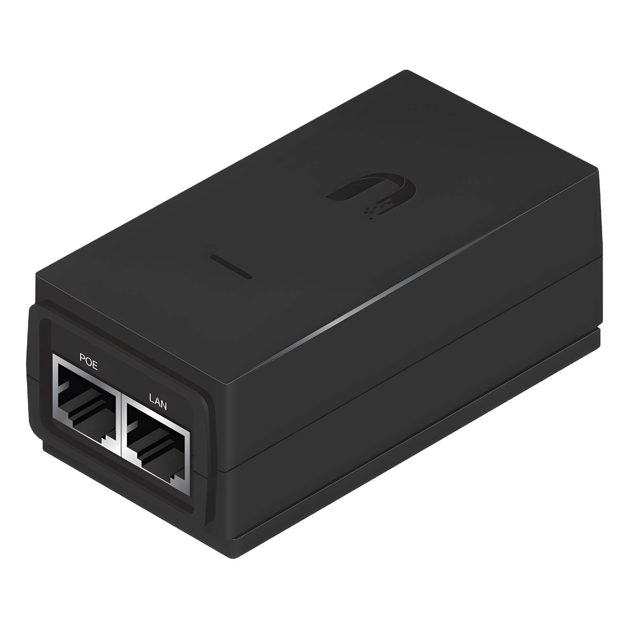 Adaptador PoE / 24 VDC 0.5 A / 10/100 Mbps / Protección ESD / 0.29 x 0.14 x 0.10 pies — UBIQUITI · SKU POE-24-12W