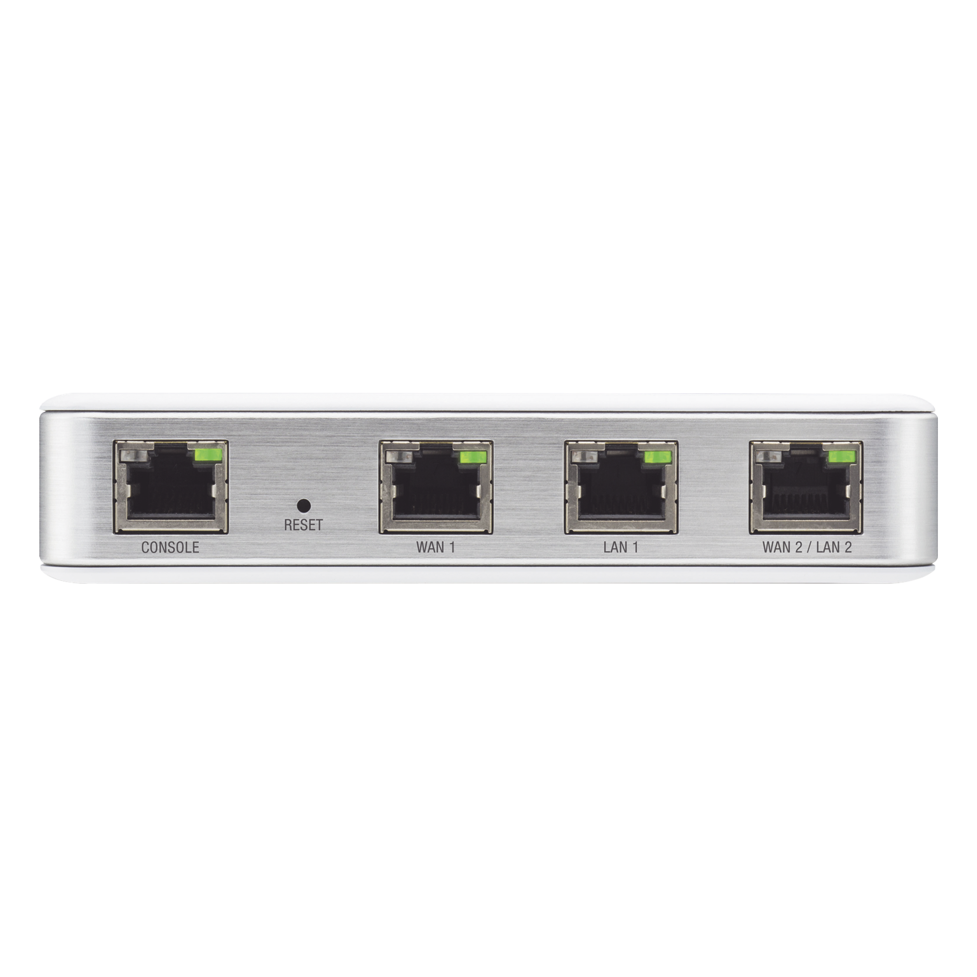 Router UniFi puertos Ethernet Gigabit, desempeño de 1 Mpps, hasta 100 dispositivos en LAN, bloqueo de tráfico por categoría, administración desde la nube  — UBIQUITI · SKU USG