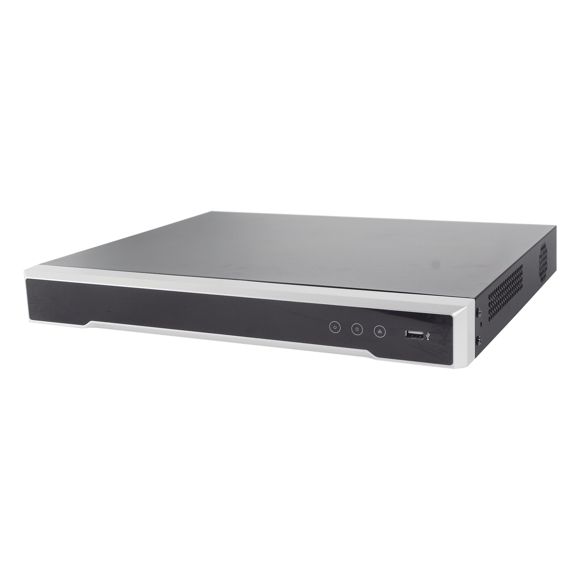 DVR  16 Canales 4K TURBOHD + 16 Canales IP / 8 Megapixel/ Audio por Coaxitron/ 2 Bahías de Disco Duro / 4 Canales de Audio / 16 Entradas de Alarma
