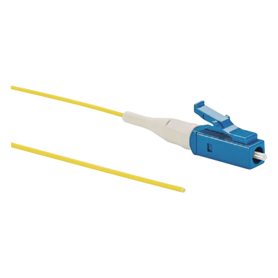 Pigtail de Fibra Óptica / LC Simplex / Monomodo OS2 9/125 / 900um / 1 Metro (3.28 Pies) / Amarillo — PANDUIT · SKU NKFP91BN1NNM001