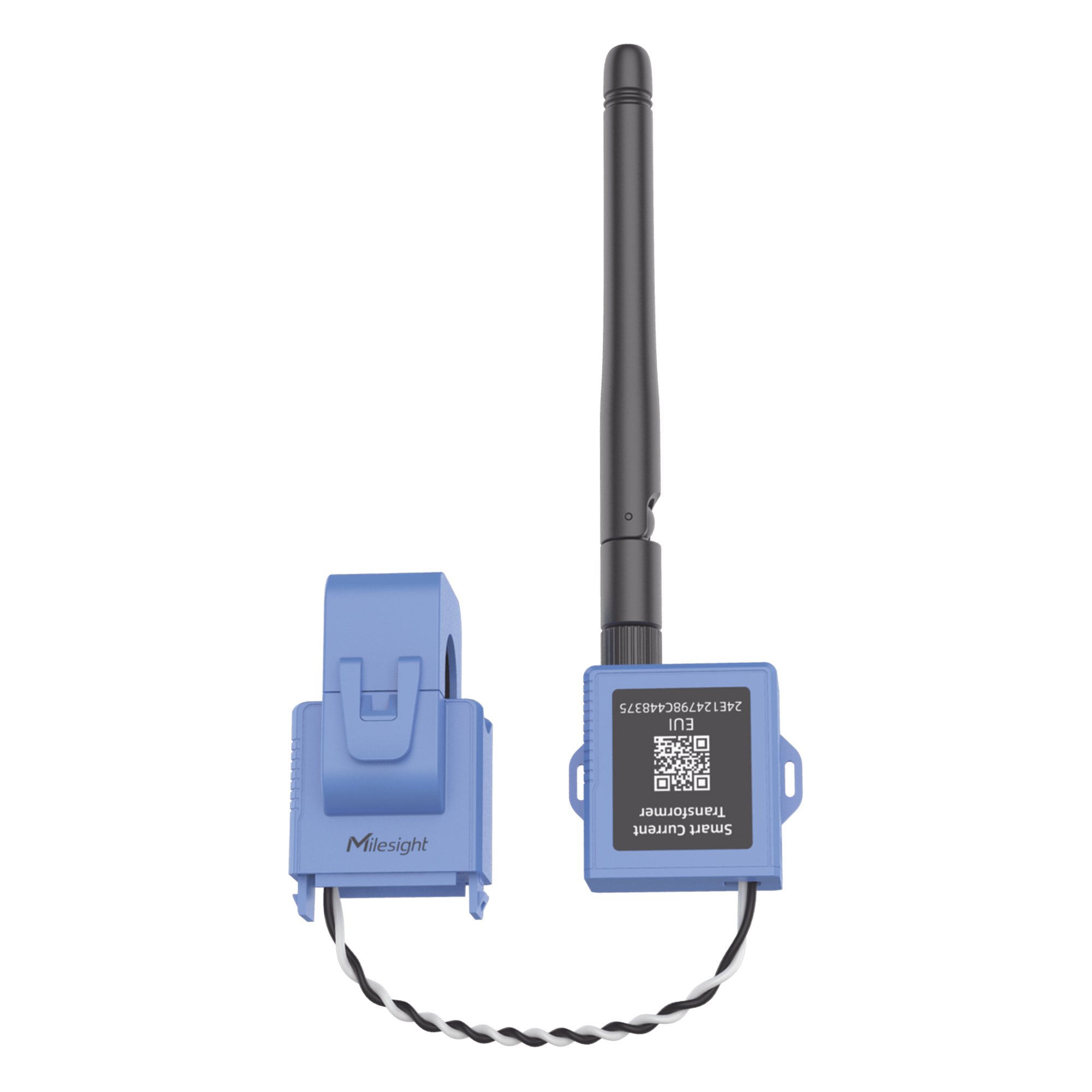 Medidor de Corriente LoRaWAN / 100A / Autoalimentado / Muestreo 3.3 kHz / Sensor de Temperatura / Diseño Desmontable — MILESIGHT · SKU CT-101-915M