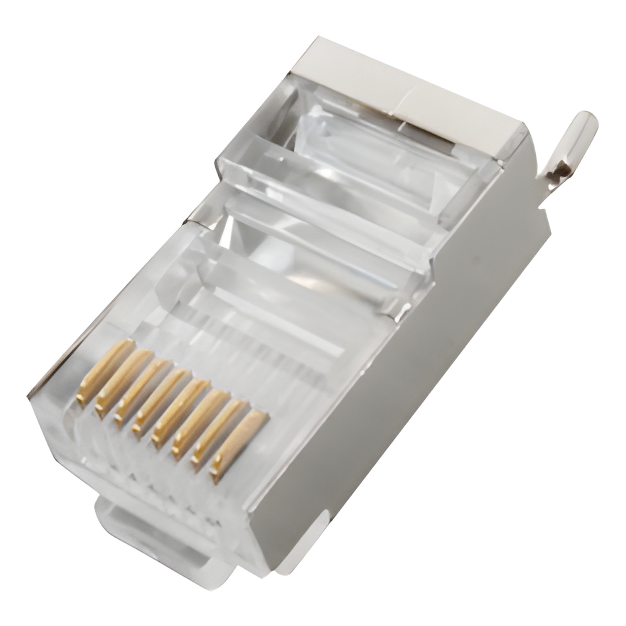 Conector RJ45 Blindado / Cat5e / FTP-STP / Pin a Tierra / Paquete 100 pzas — LINKEDPRO BY EPCOM · SKU TC-5S