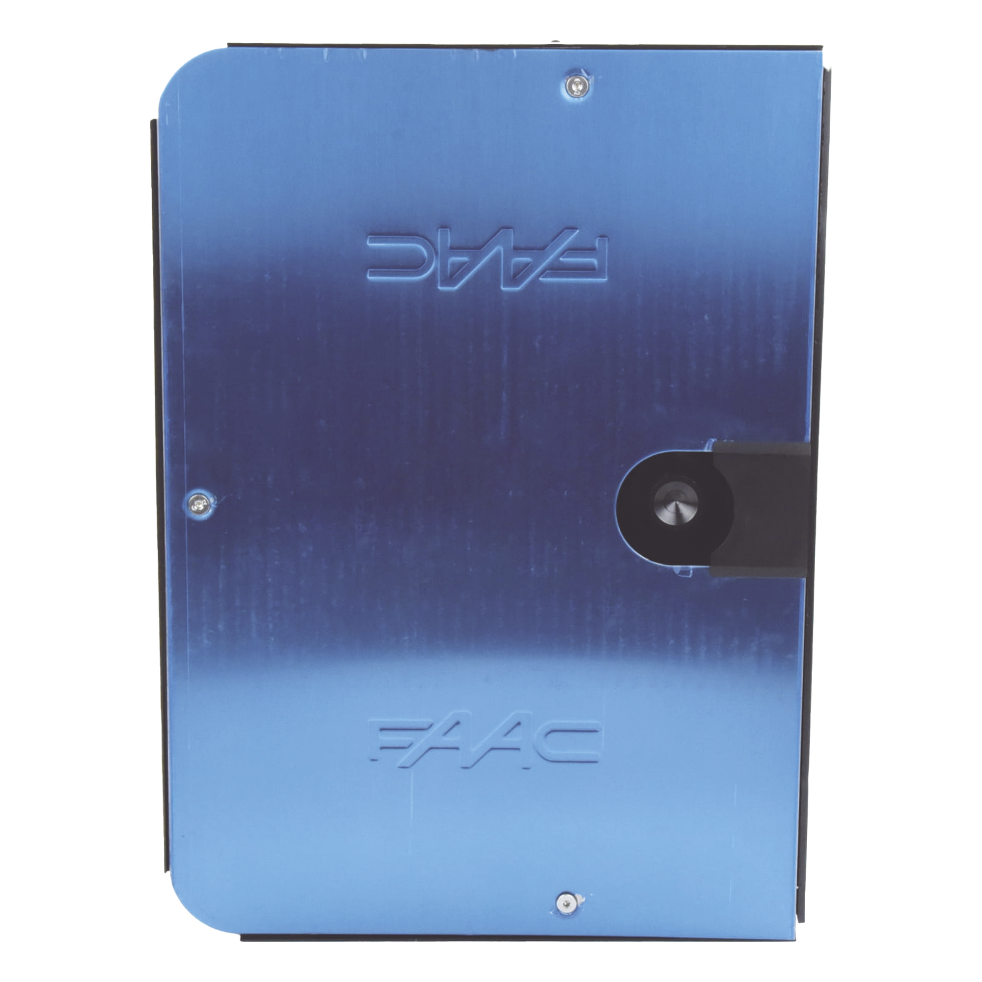 Caja de Cimentación para Operador de Puerta Abatible / Acero Inoxidable / Liberación Manual Doble Palanca / 14 kg / 430 x 307.5 x 214 mm — FAAC · SKU 490065