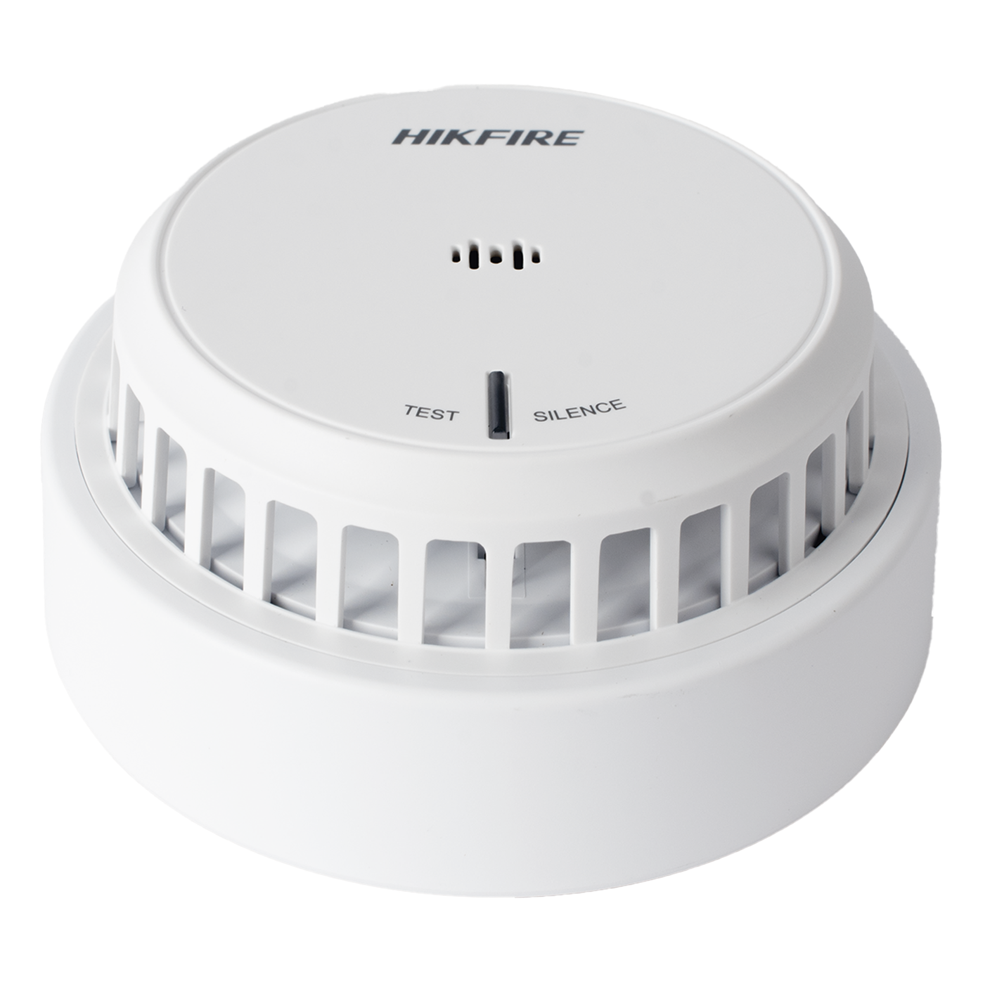 Detector de Humo Óptico / Alarma 85 dB a 3 m (9.8 ft) / Autónomo sin Panel / Baterías AA 3 Años / Certificación EN14604 / 100 mm Compacto — HIKVISION · SKU HF-S2E