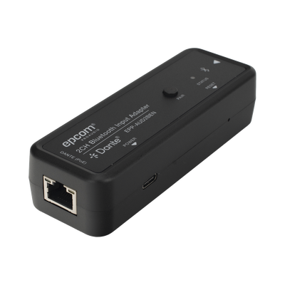 Extensor de Audio / Entrada Bluetooth 2 Canales / Salida Dante® Digital / Latencia 1-5 ms / PoE / Transmisión 100 m (328 ft)