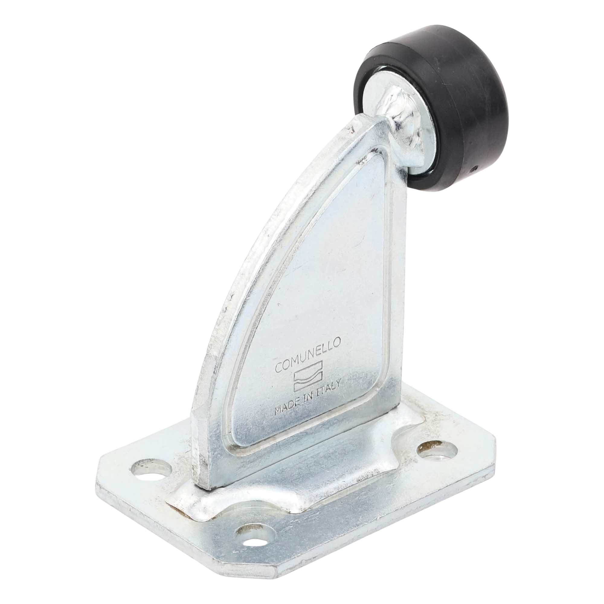Tope de Paro / Acero Galvanizado con Tapón Nylon / Impacto 200 kg / 0.72 kg / Fijación por Taquetes