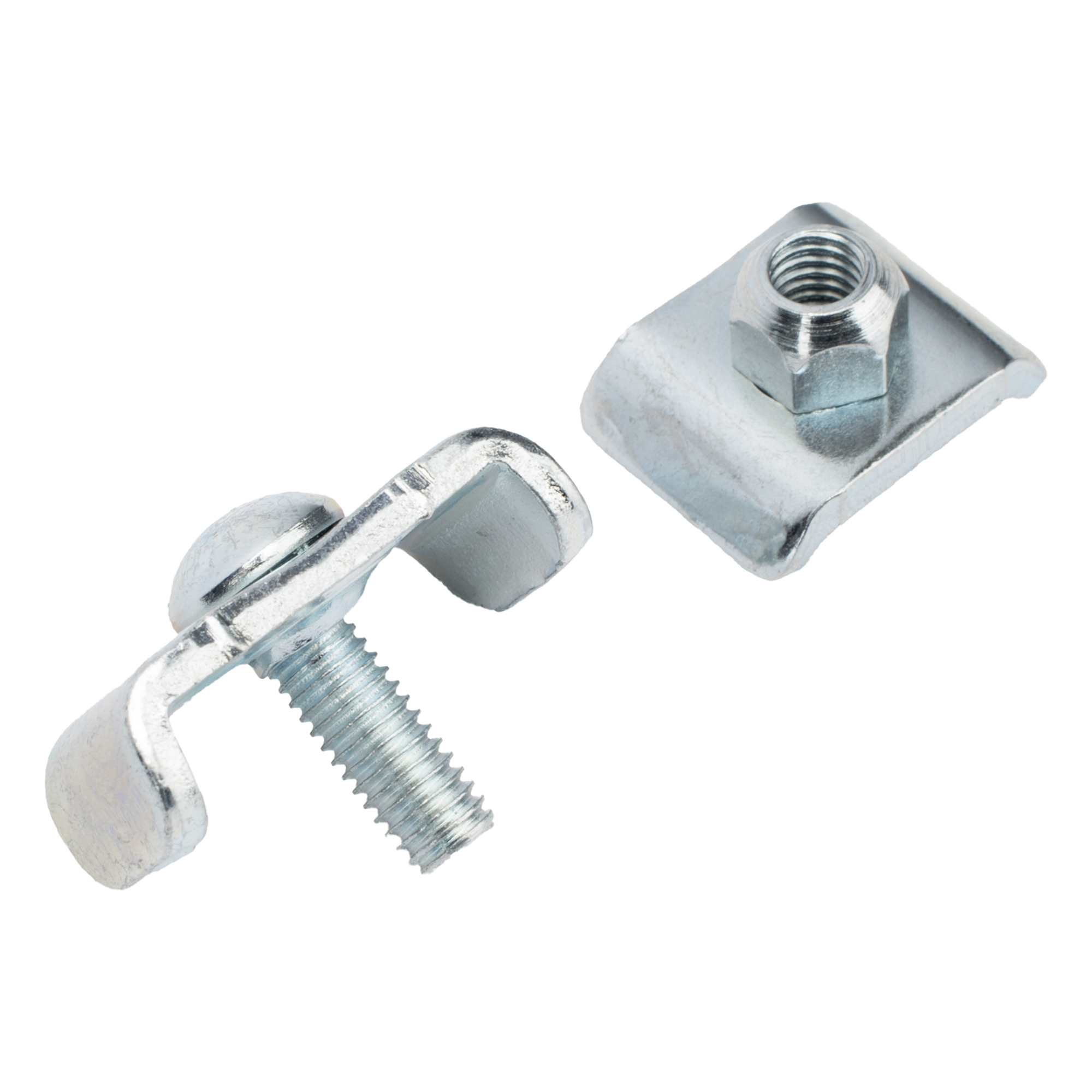 Kit de unión para charolas / Acero al carbón / Electro zinc / Hasta 300 mm / 0.98 ft de ancho