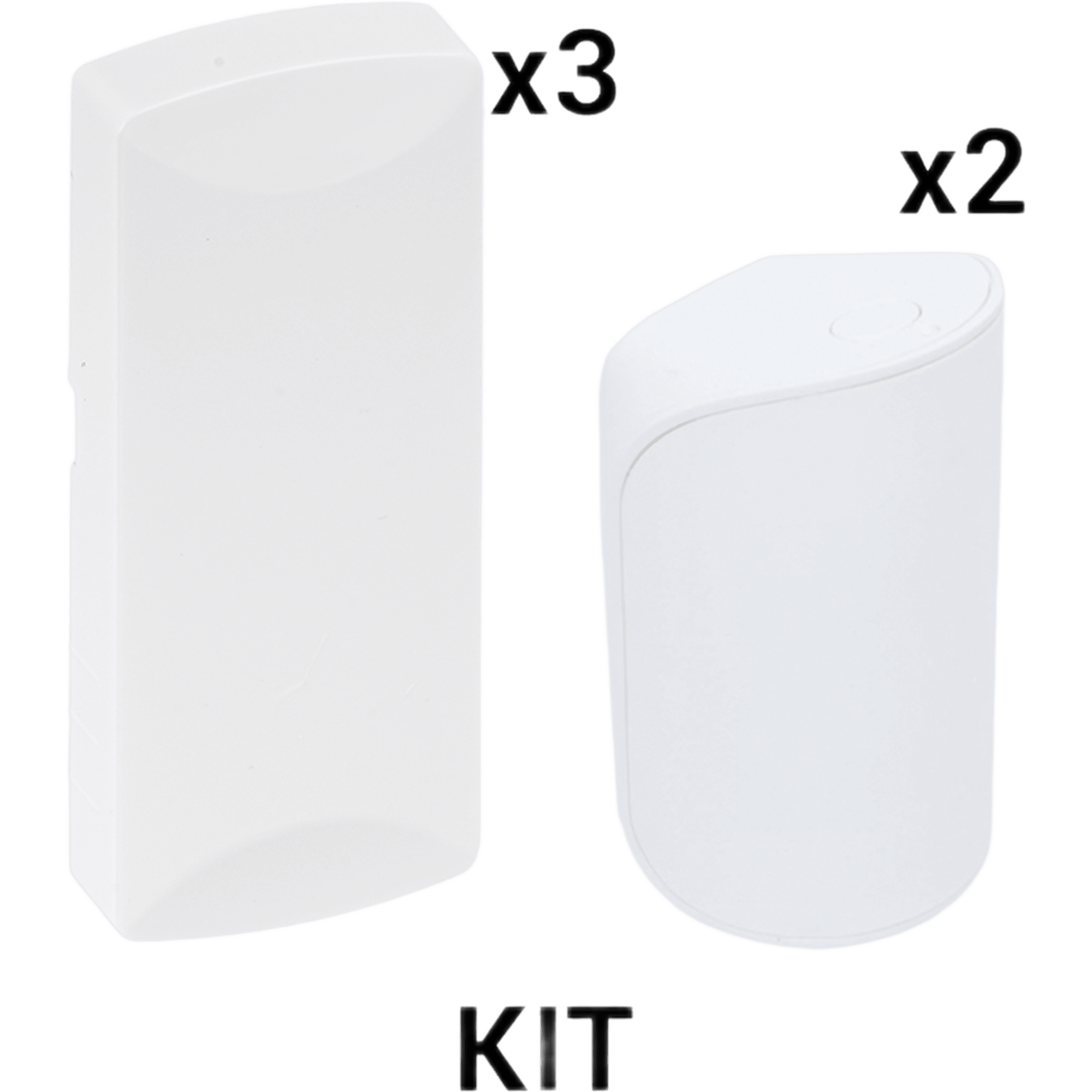 KIT Básico Sensores Inalámbricos - Incluye 3 Contactos Magnéticos y 2 PIR - Compatibles con Honeywell y PRO4GEN2