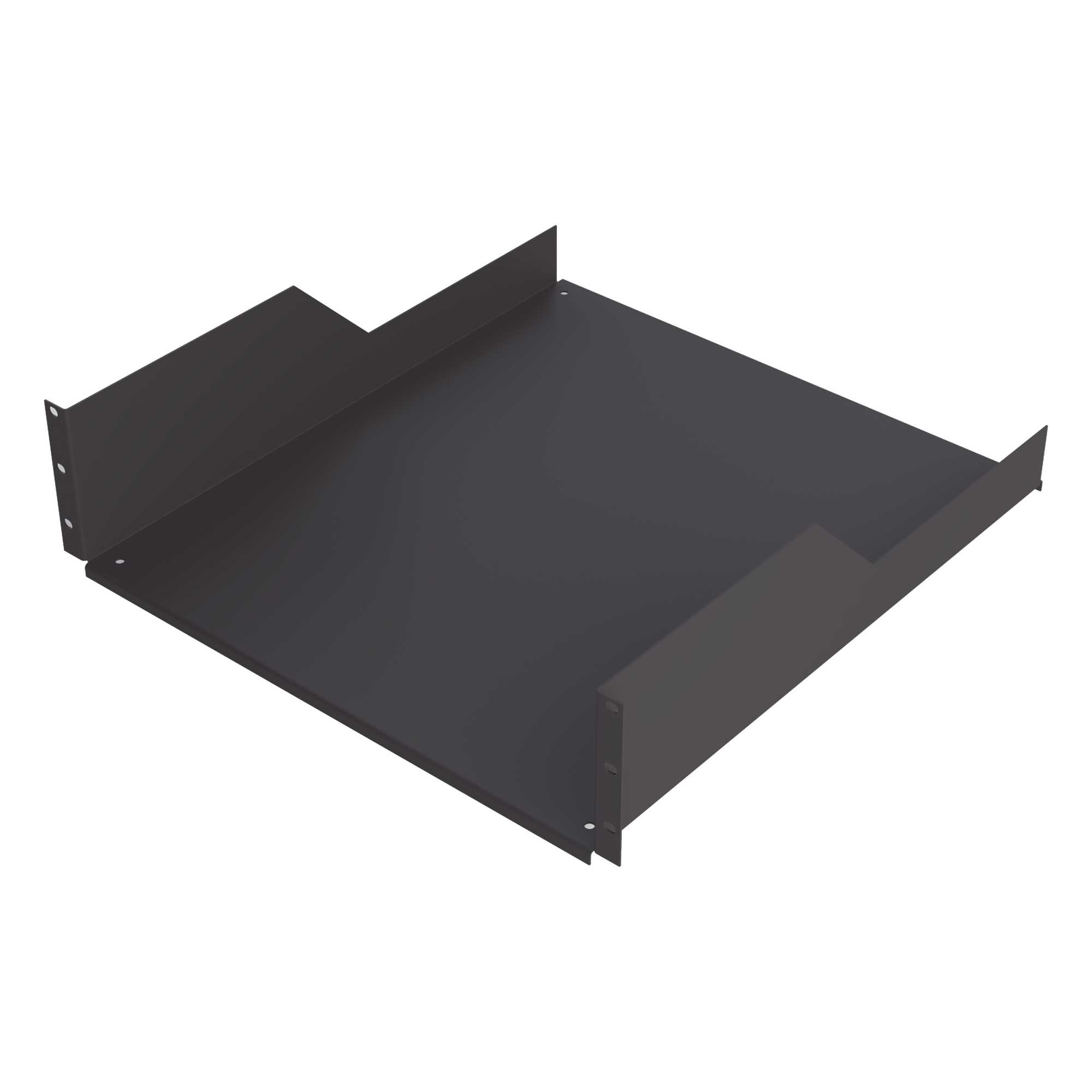 Charola para Rack / 19 in / 50 cm (1.64 ft) Profundidad / 3U / 22 kg Carga / Negro — LINKEDPRO · SKU SCH-50-3U
