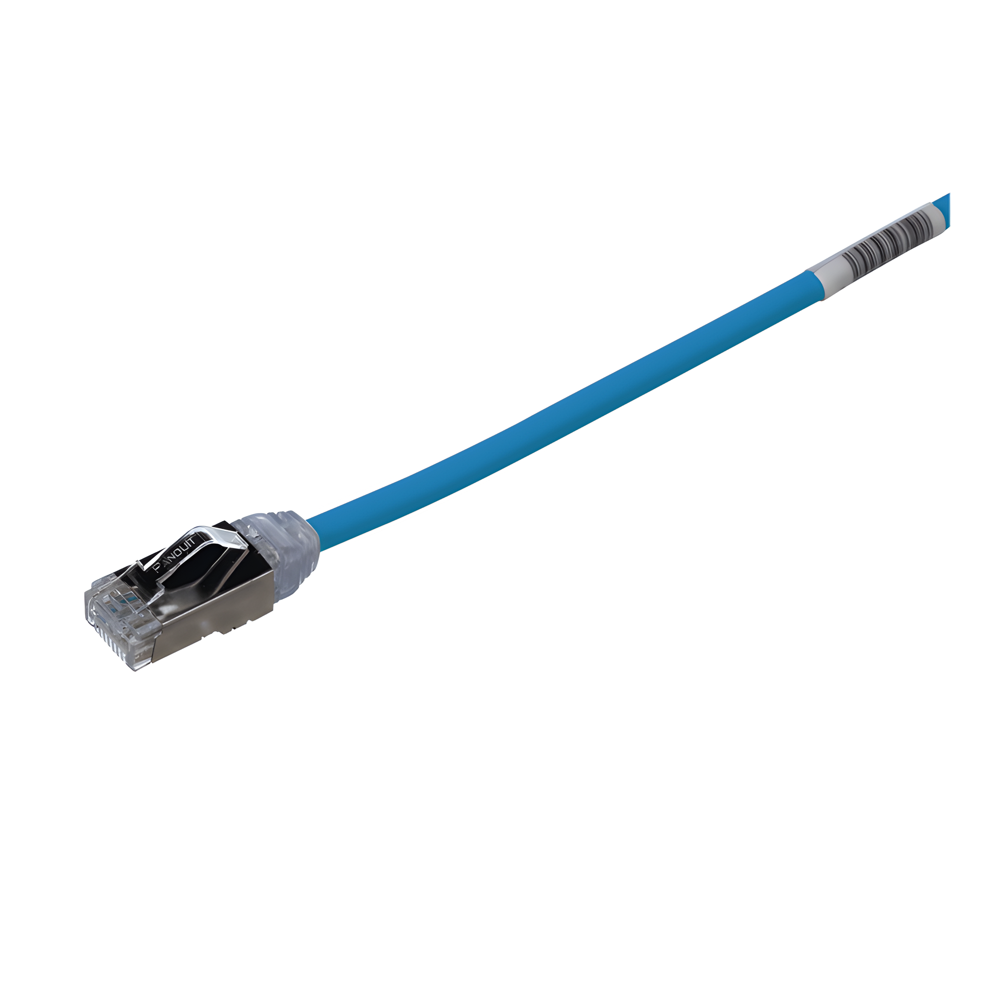 Patch Cord Cat6A / 28 AWG Diámetro Reducido / S/FTP Blindado / CM/LS0H / 0.5 m (1.64 ft) / Azul — PANDUIT · SKU STP28X0.5MBU
