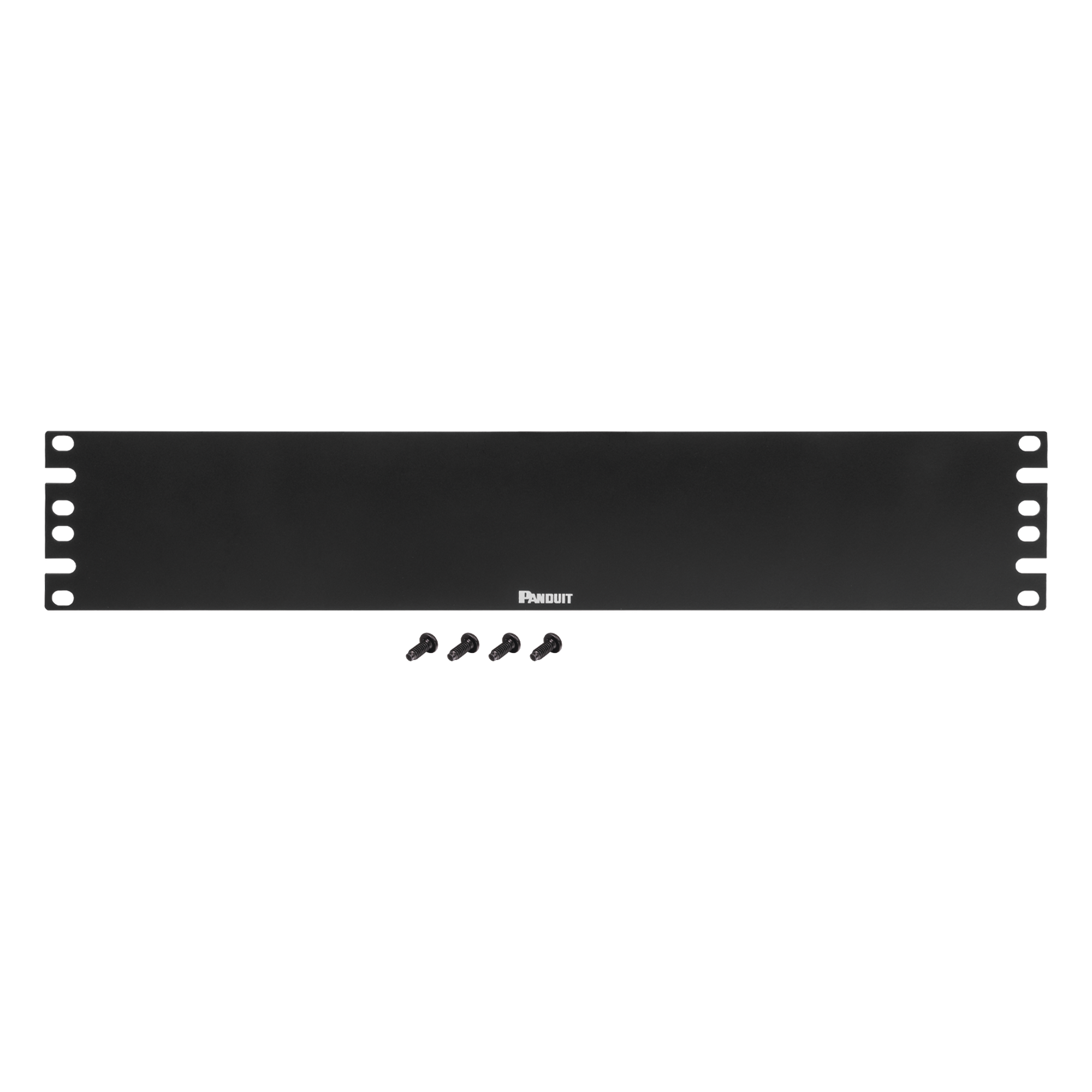 Tapa Ciega para Rack / 19 Pulgadas / 2 UR / Acero 16 ga / Diseño Plano / 482.6 x 43.7 mm
