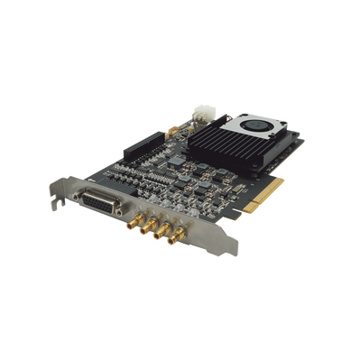 Frame Grabber CXP-6 / PCIe Gen2 x8 / PoCXP 13W por Canal / 4 Canales / 6.25 Gbps / 4 GB DDR3 / GenICam