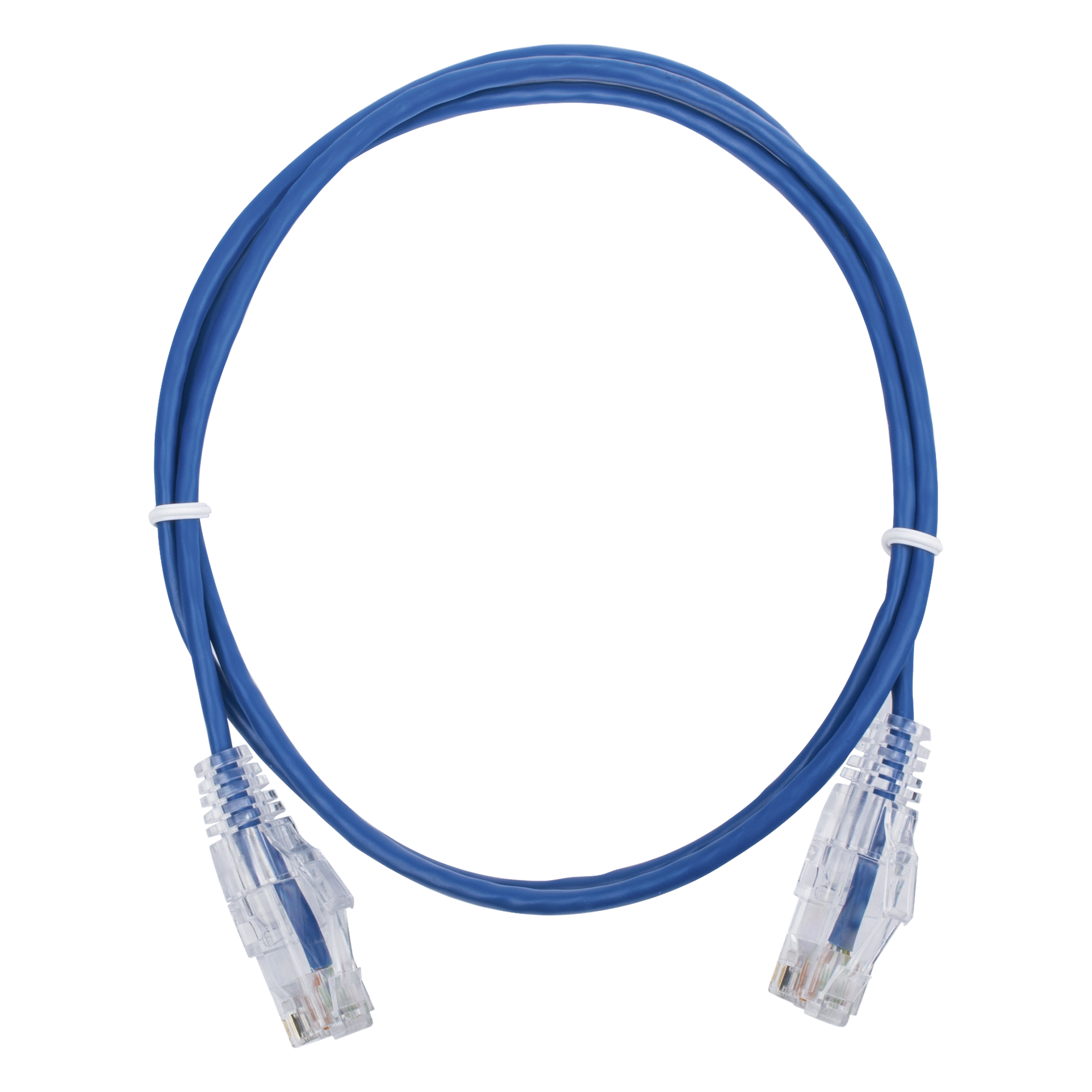 Cable de Parcheo Slim UTP Cat6 / 1 m (3.28 ft) / 28 AWG / Azul / Sin Blindaje / 1 Gbps — LINKEDPRO BY EPCOM · SKU LP-UT6-100-BU28