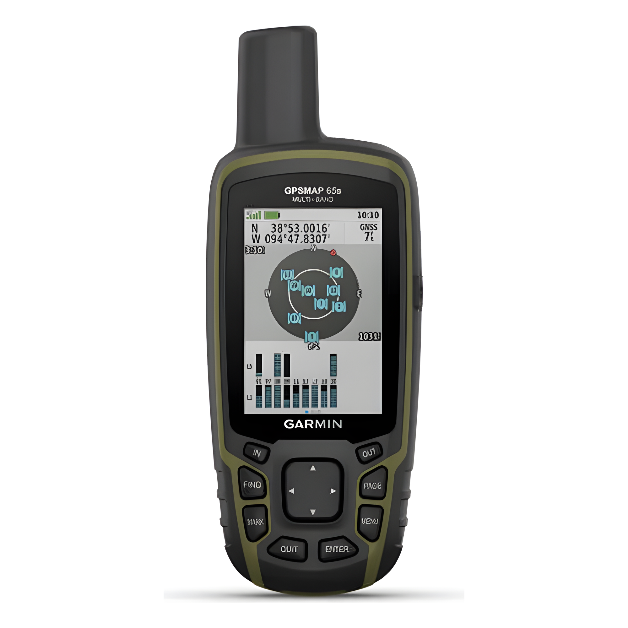 GPS Portátil Outdoor / Pantalla TFT Transflectiva 2.6 Pulgadas / Resolución 160x240 Pixeles / Brújula de 3 Ejes / Altímetro Barométrico / Multiconstelación Satelital / Memoria 16 GB