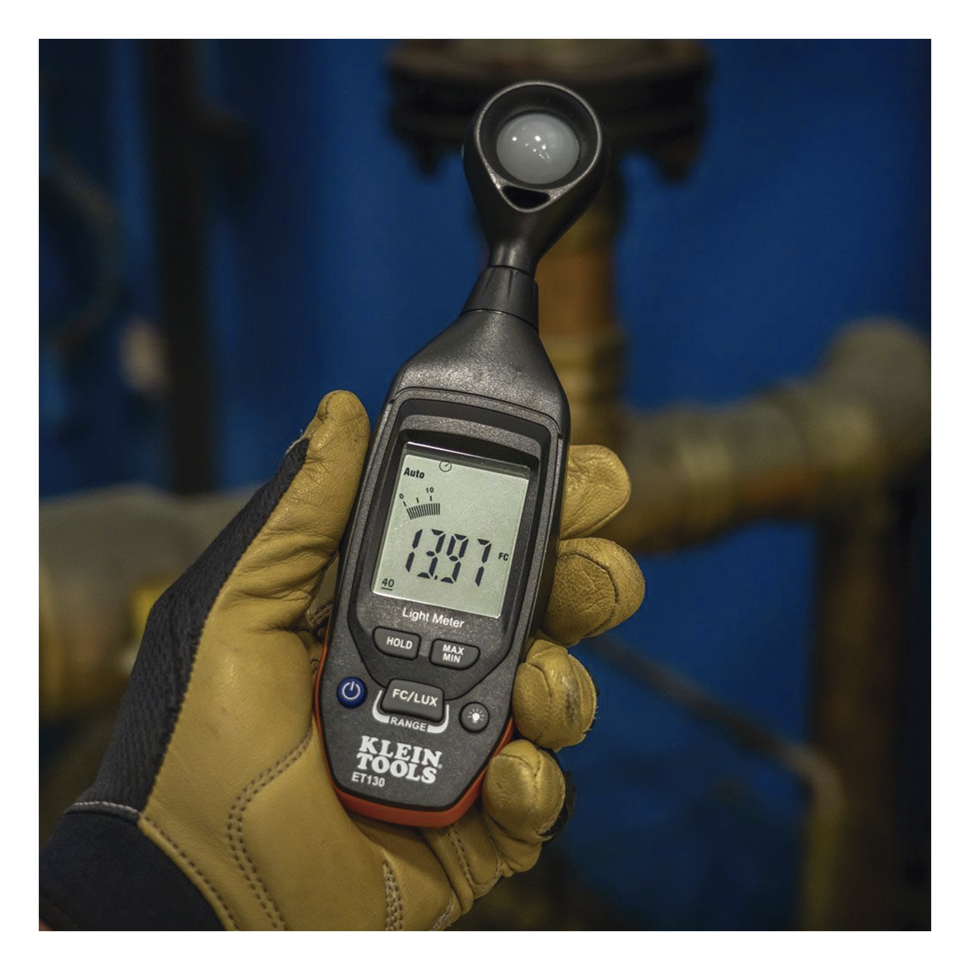 Medidor Digital de Luz / Rango 4000 fc / 40000 lux / LCD Retroiluminada 40 Segmentos / Hold, Max/Min, Apagado Automático