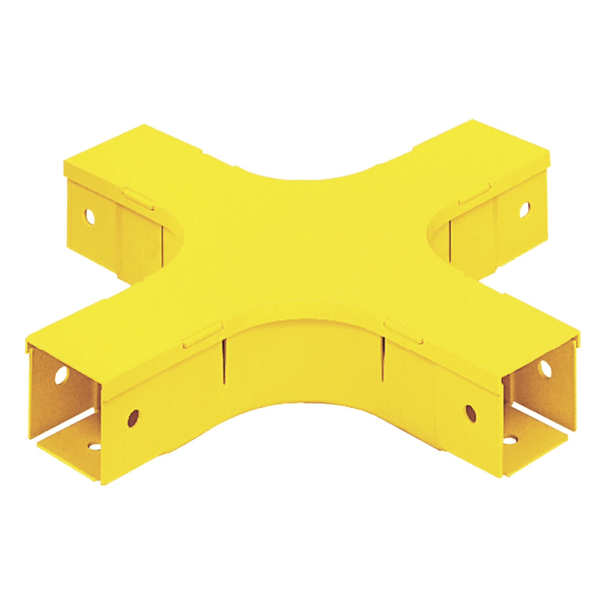 Accesorio de Canalización / 4 Vías Horizontal / 90° / Radio de Curvatura 50.8 mm (2 pulg) / 308.9 mm (12.2 in) / Amarillo — PANDUIT · SKU FFWC2X2LYL