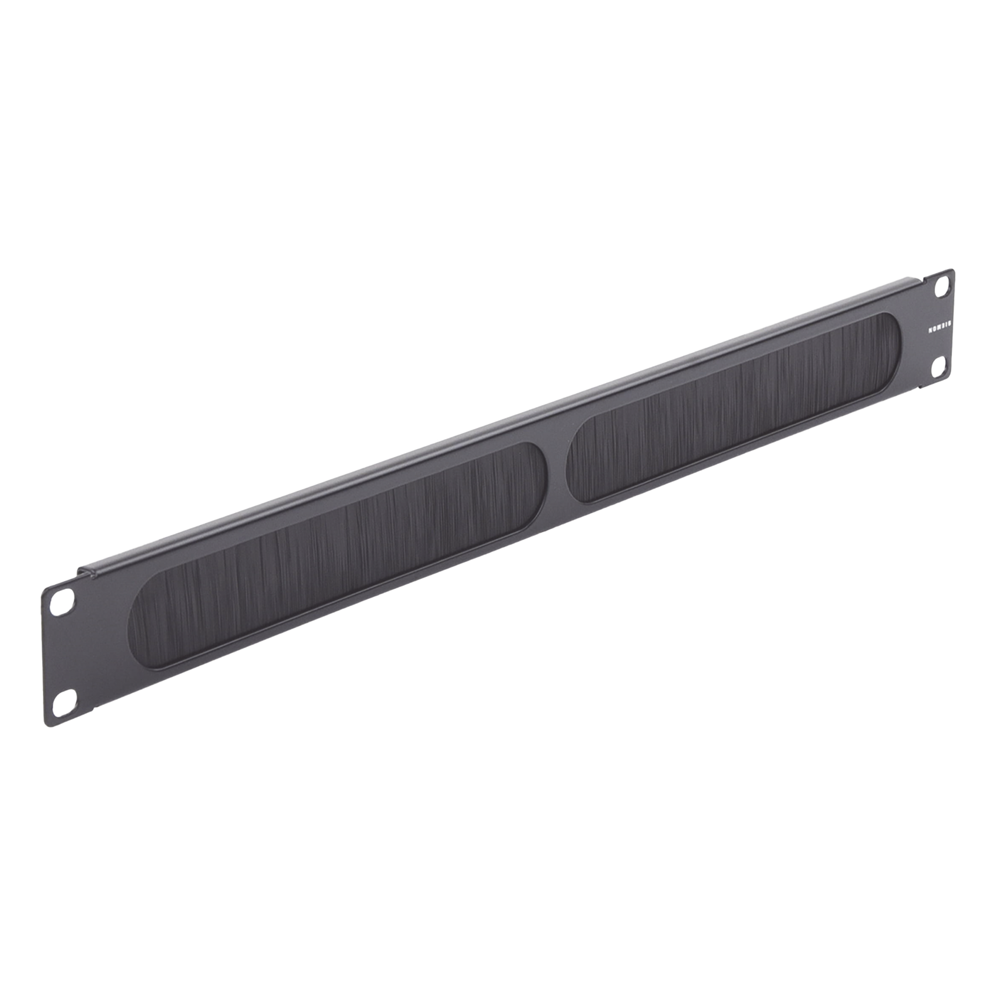 Panel Ciego para Rack 19" / Cepillo de Nylon para Paso de Cables / Aislamiento Térmico / 1UR / Aluminio 0.060" / EIA/TIA-310-E — SIEMON · SKU PNL-BRSH-1