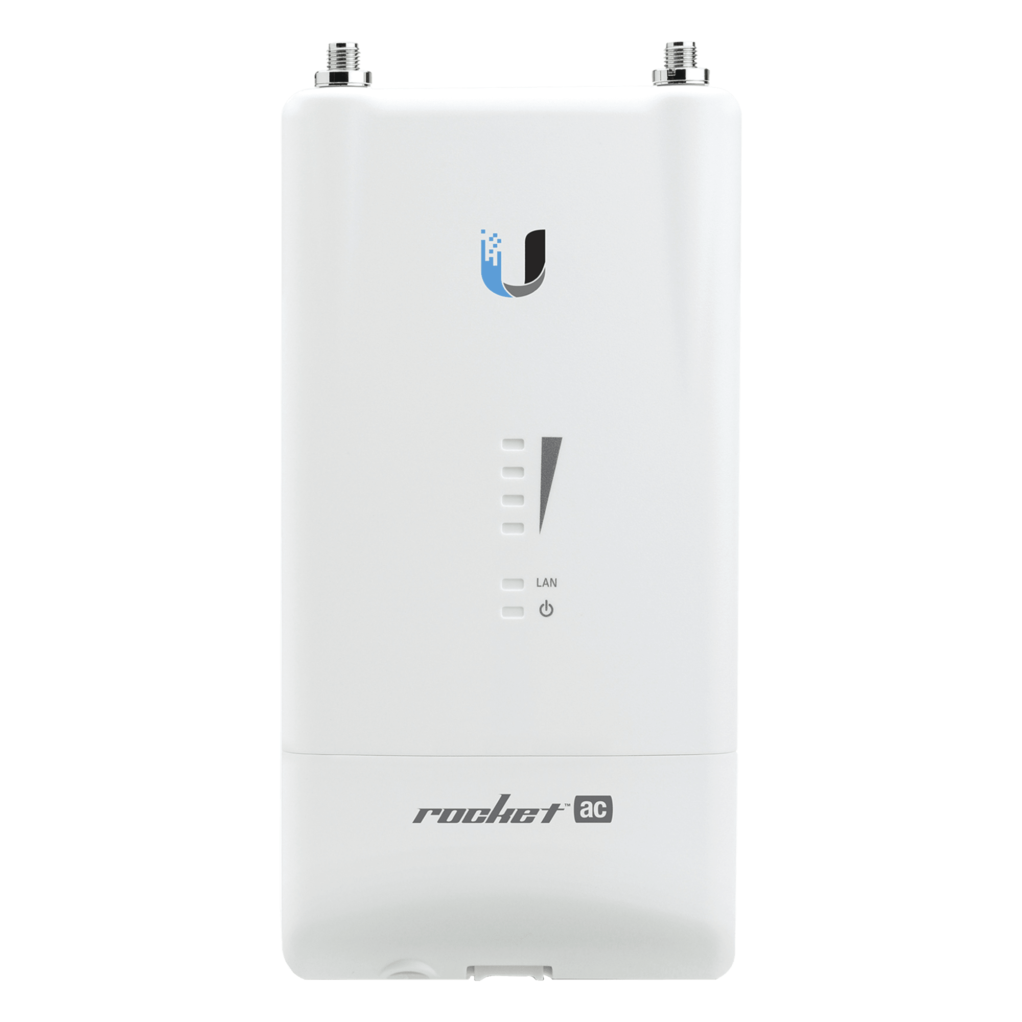 Radio Estación Base / 5 GHz / 500 Mbps / Gigabit Ethernet / Dual RP-SMA / -40°C a 80°C (-40°F a 176°F) — UBIQUITI · SKU R5AC-LITE