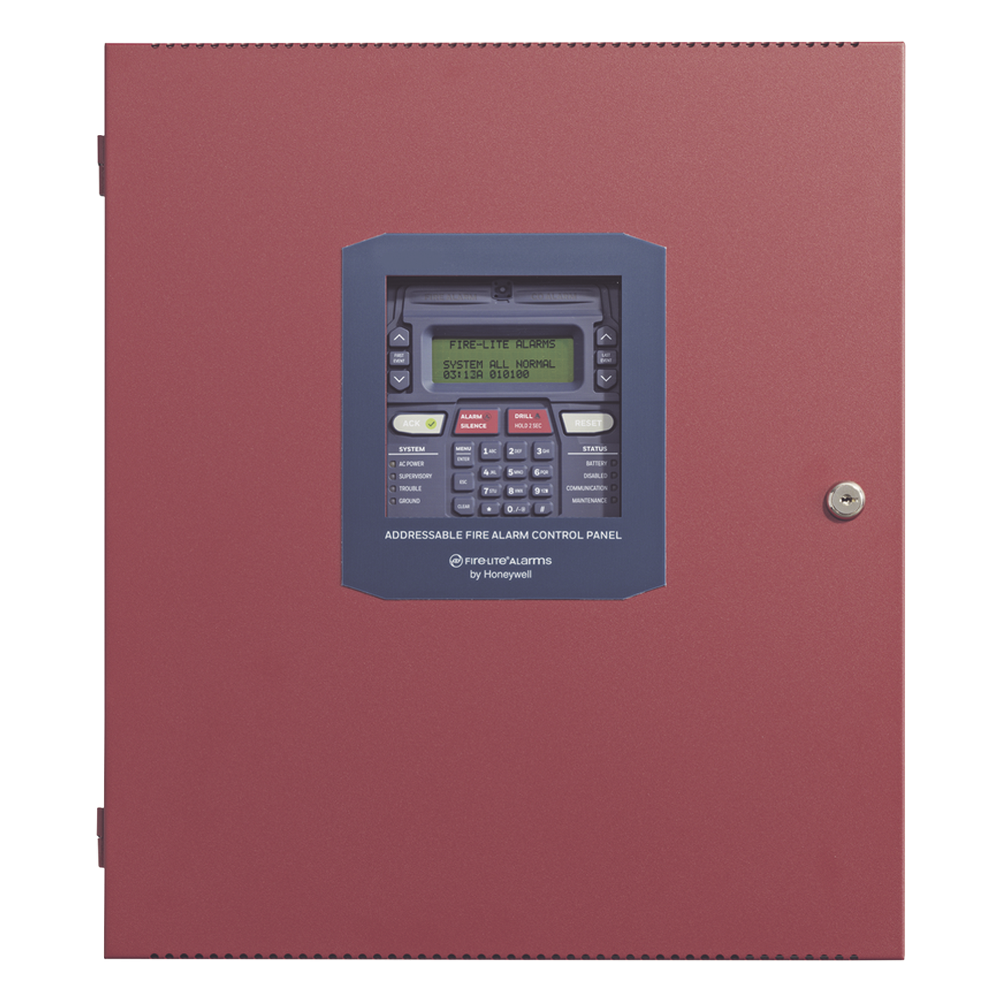 Panel Direccionable de Detección de Incendio / 50 Puntos / 1 Lazo SLC / Comunicador Dual IP/POTS / 3,000 m (10,000 ft) / 2 Circuitos NAC / LCD 80 Caracteres — FIRE-LITE · SKU ES-50XI