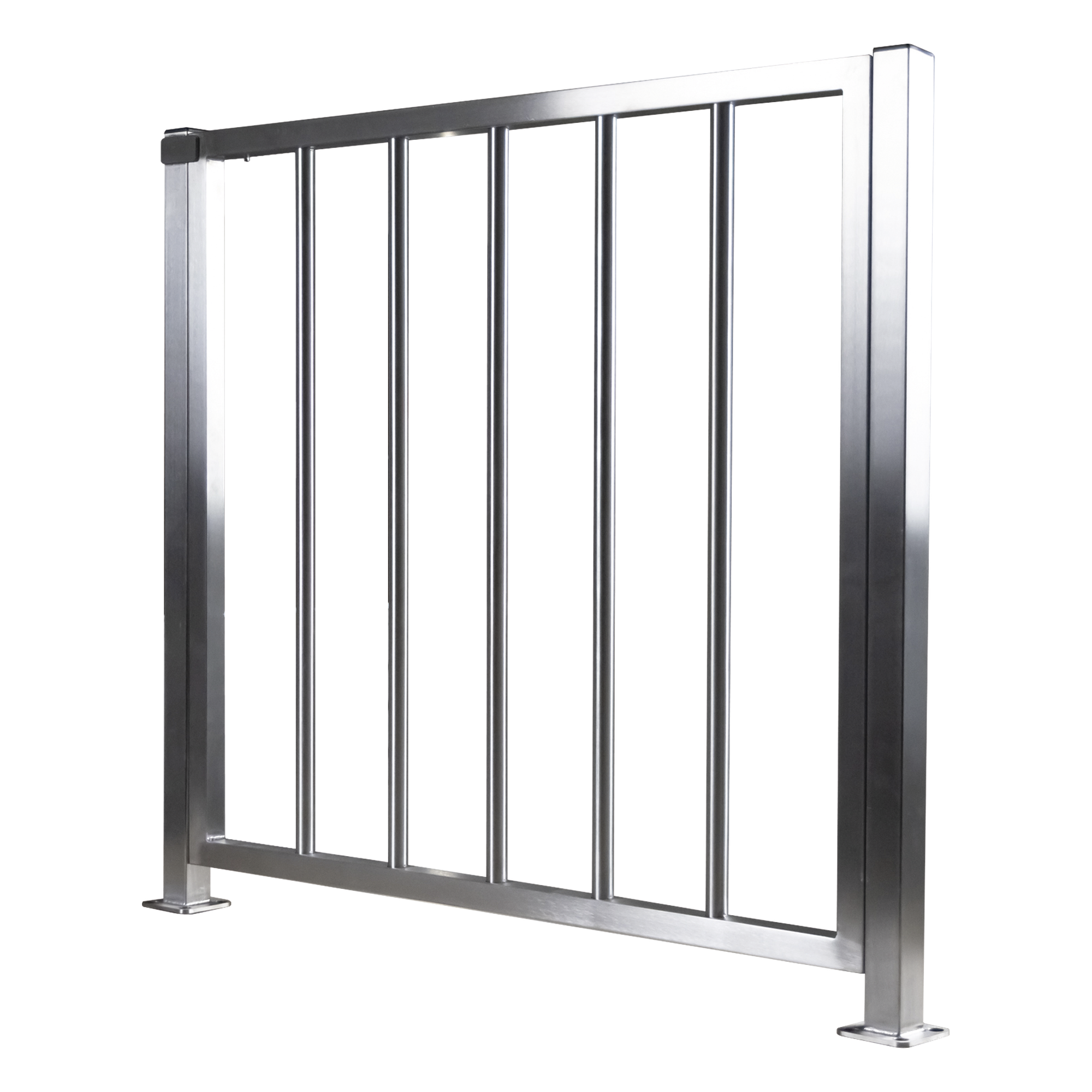 Puerta de Medio Cuerpo / Acero Inoxidable / 100 cm (3.3 ft) Ancho / 90 cm (2.9 ft) Alto / Control de Acceso — ACCESSPRO · SKU XD-100-MC