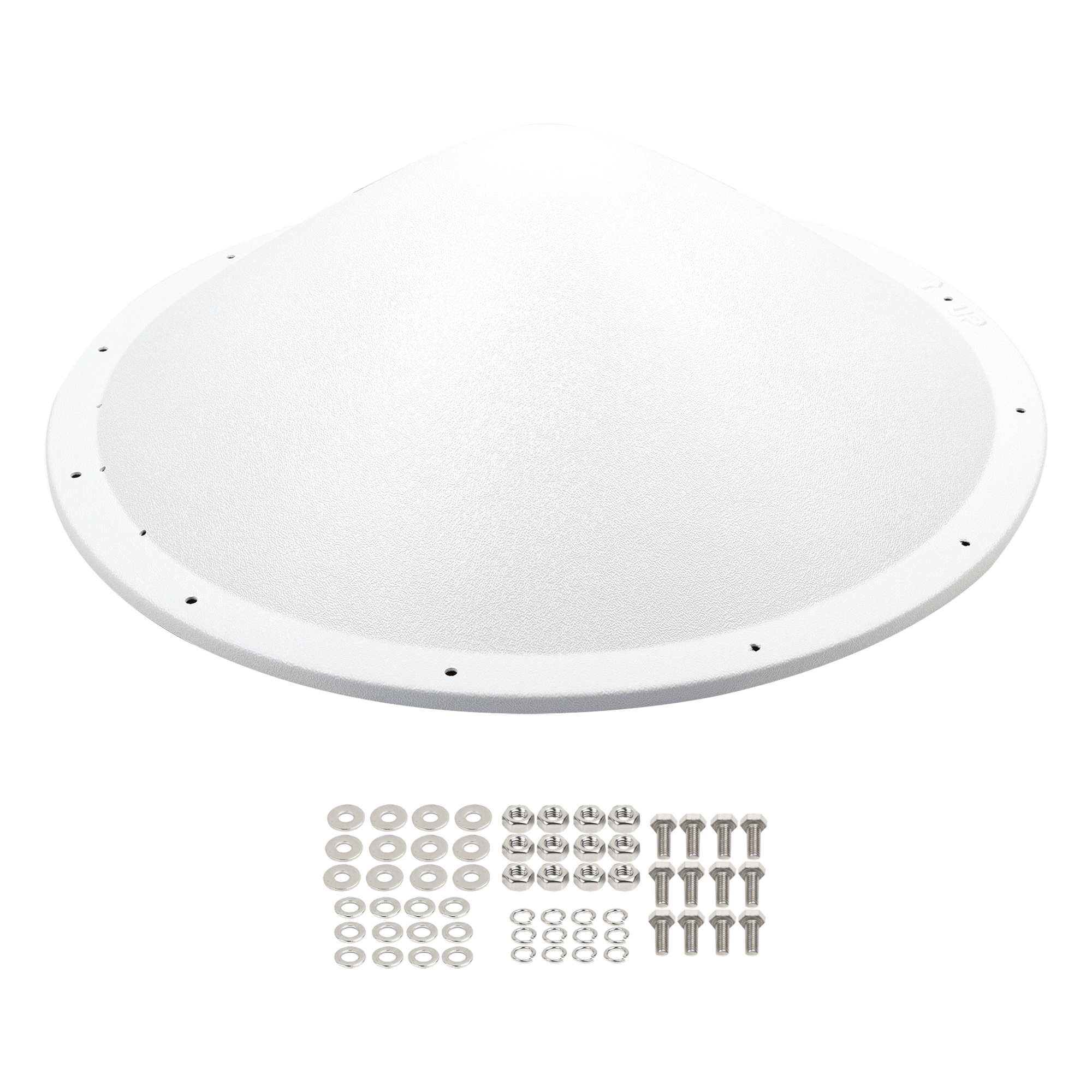 Radomo para antenas parabólicas / ABS con UV / Orificios de drenaje / Resistente a intemperie