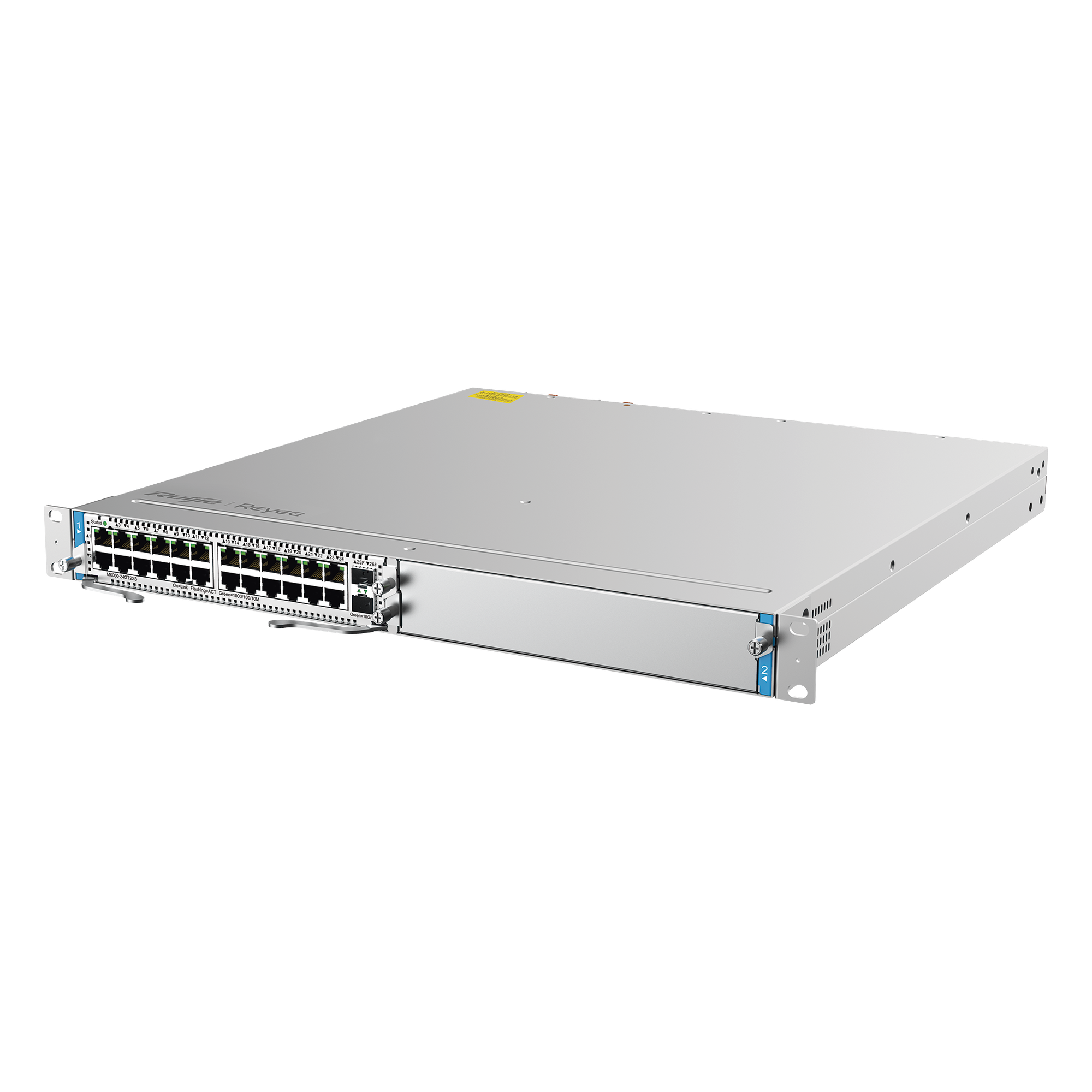 Chasis Switch Core Capa 3 / 2 Slots Modulares M6000 / Administración Cloud / Fuente de Alimentación Redundante — RUIJIE · SKU RG-NBS6002